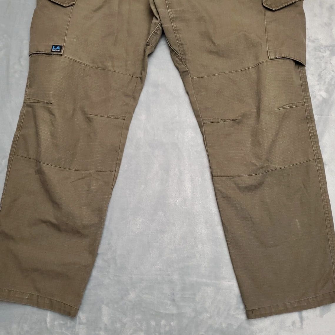 Vintage LA Police Gear Pants Mens 42x31 Green Tactical Ripstop Flat Front Chino Outdoor Shirt? Size US 42 / EU 58 - 2 Thumbnail
