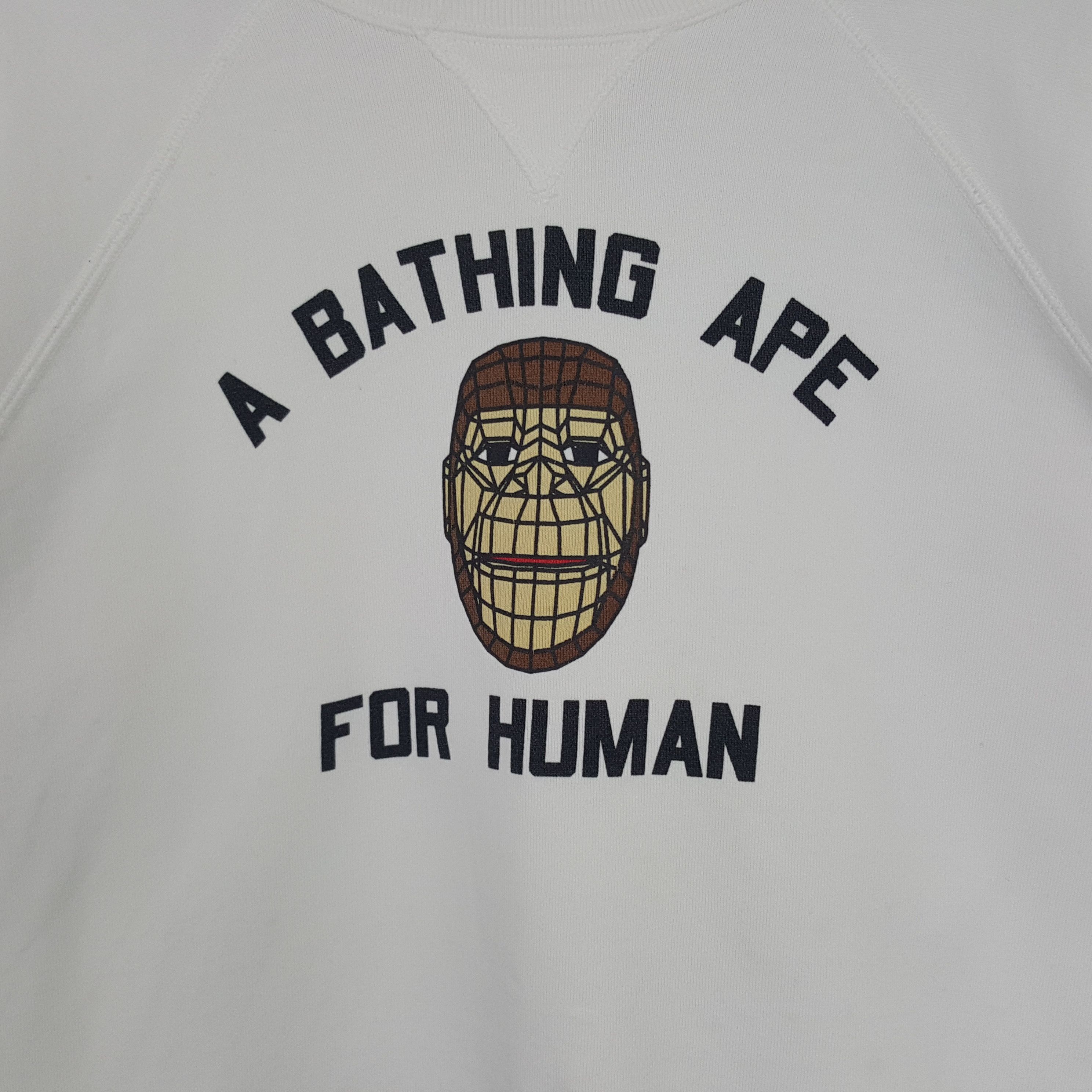 Bape × Vintage A Bathing Ape for Human Crewneck Size US L / EU 52-54 / 3 - 2 Thumbnail