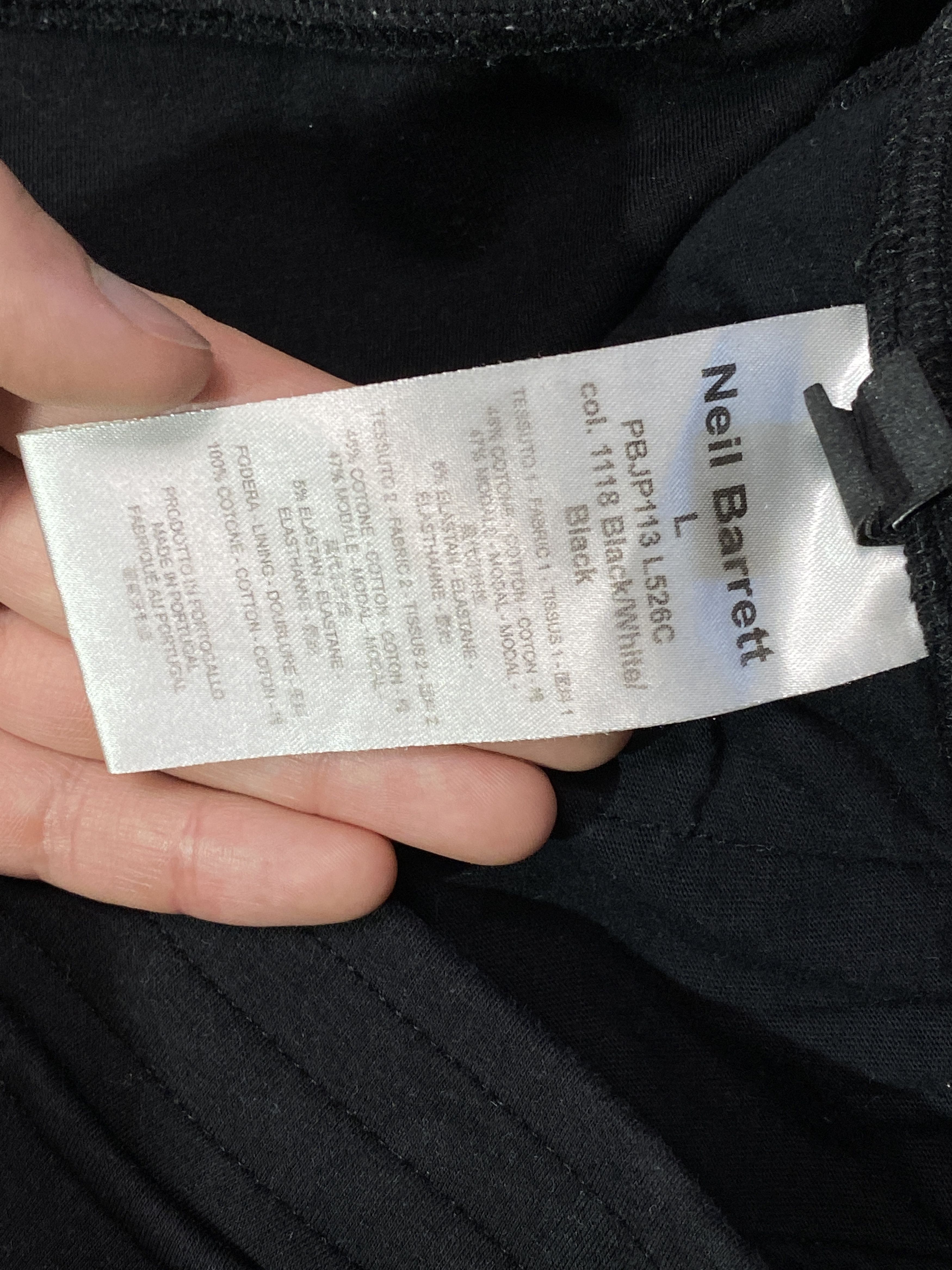 Neil Barrett Neil Barrett Super Skinny Fit Tapered Cropped Sweatpants Size US 32 / EU 48 - 5 Thumbnail
