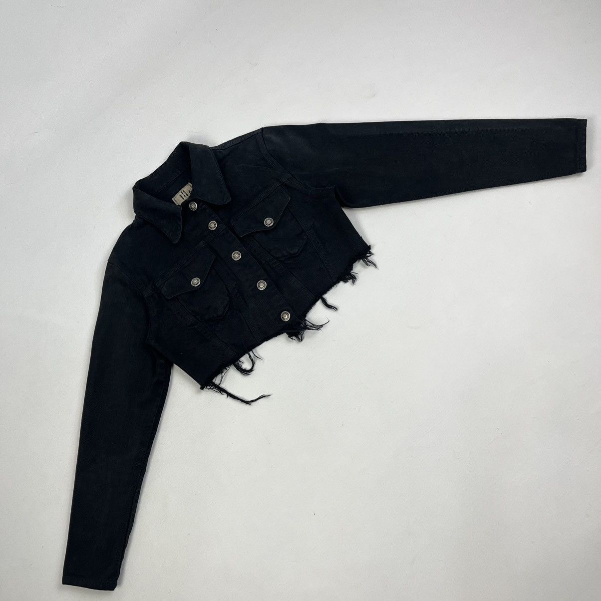 Jean Paul Gaultier Jean Paul Gaultier denim cropped jacket Size S / US 4 / IT 40 - 4 Thumbnail