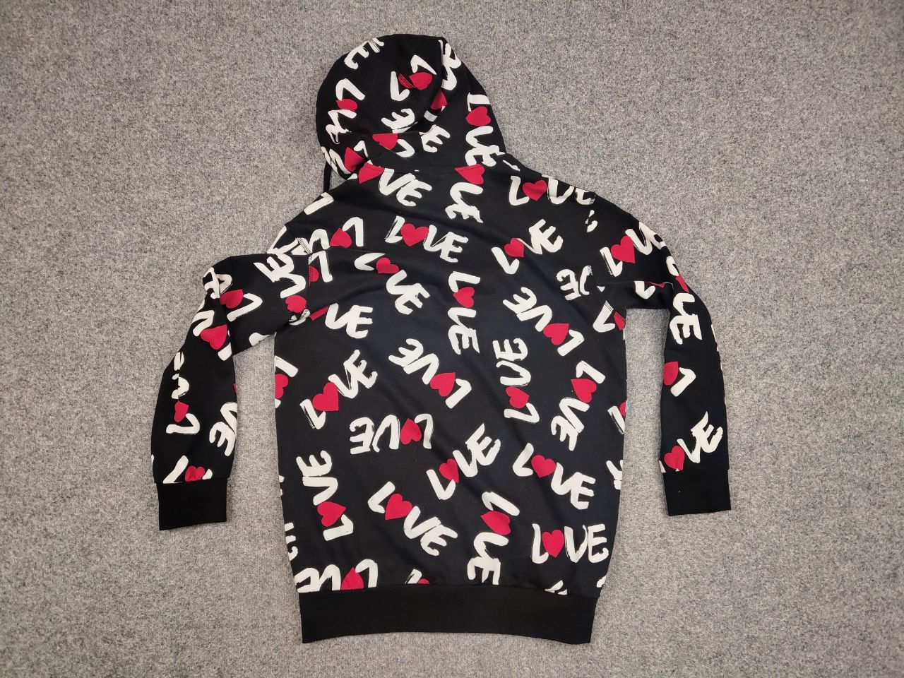 Moschino Love Moschino Authentic Multi Logo Oversized Zip Hoodie Size US S / EU 44-46 / 1 - 7 Thumbnail
