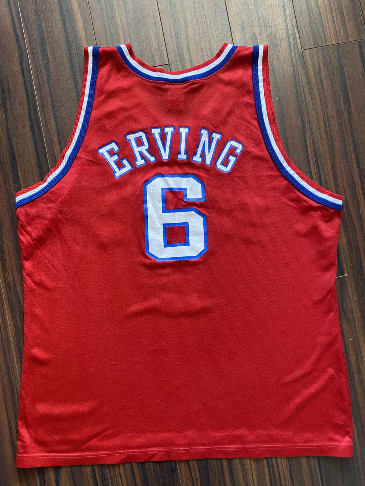 Champion Sixers Julius Erving 80s NBA Gold Logo Jersey Size US S / EU 44-46 / 1 - 2 Thumbnail