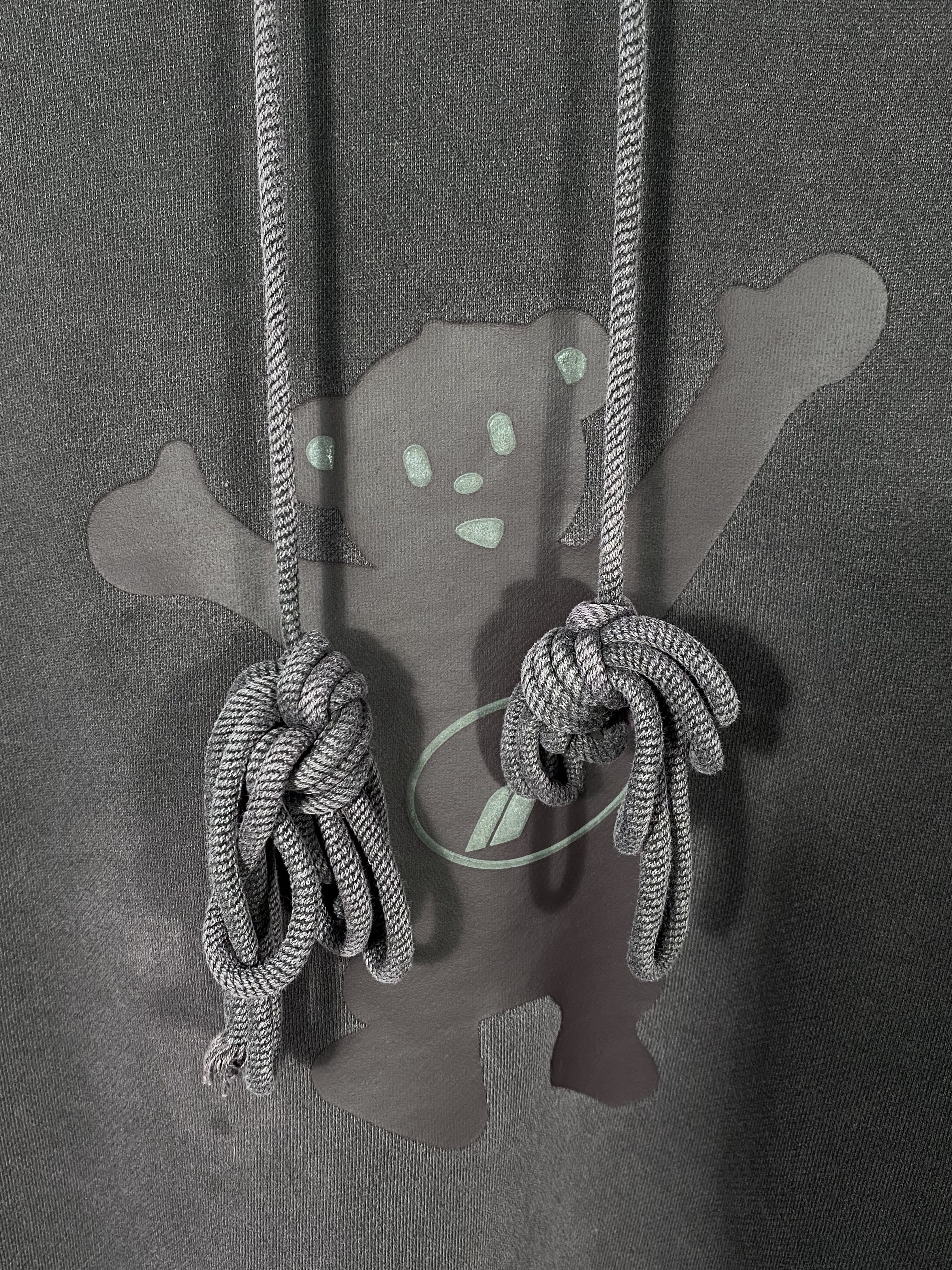 WE11DONE WE11DONE Teddy Bear Graphic Pullover Oversized Hoodie Size M Size US M / EU 48-50 / 2 - 4 Thumbnail