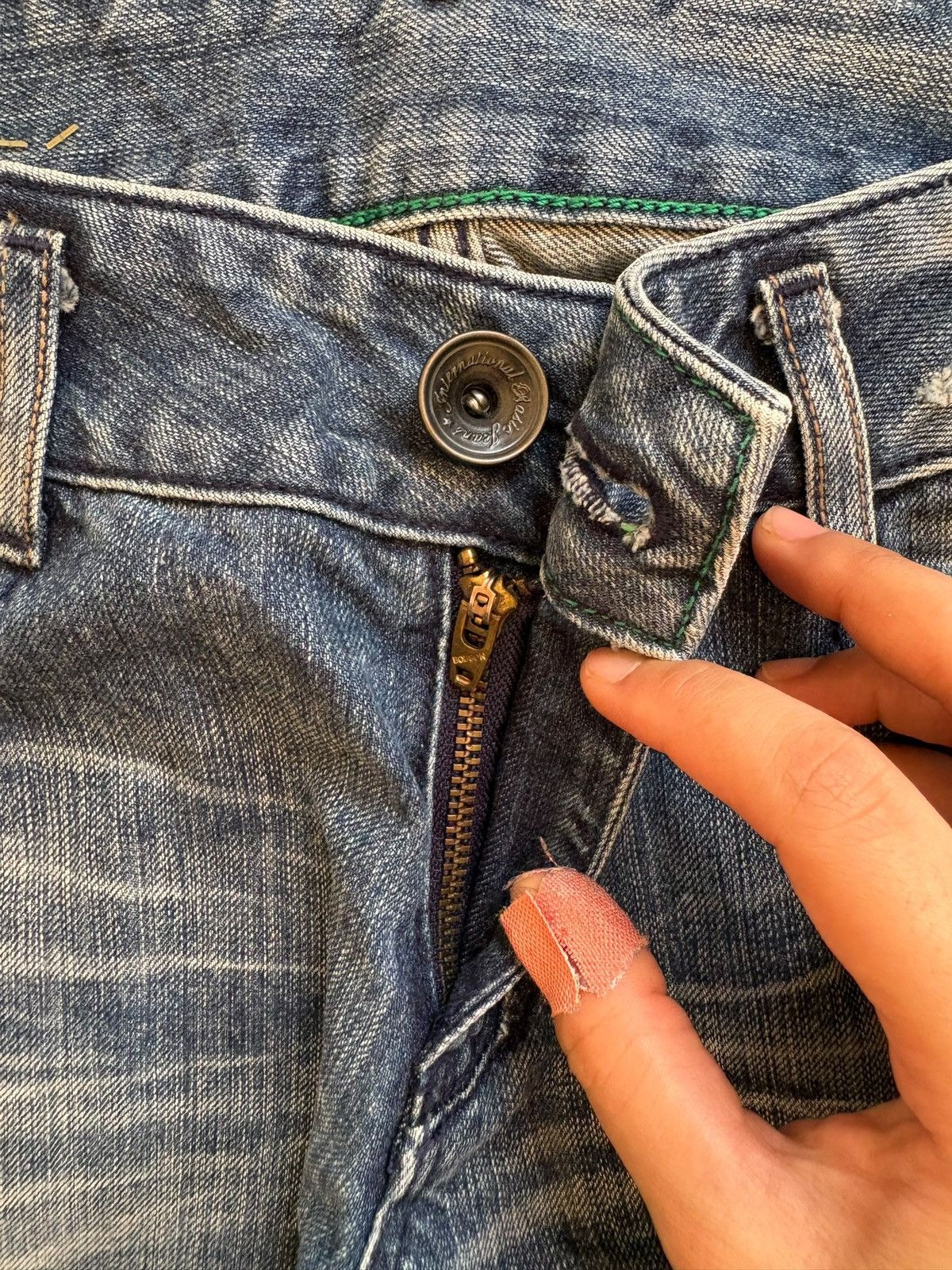 Japanese Brand Vintage Japanese Brand Patches Distressed Ripped Jeans Size 30" / US 8 / IT 44 - 3 Thumbnail