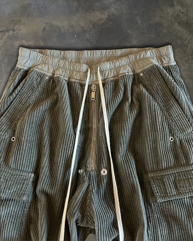 Rick Owens RICK OWENS DRKSHDW FW2023 HEAVY CORDUROY CARGO BELLAS Size US 34 / EU 50 - 2 Thumbnail