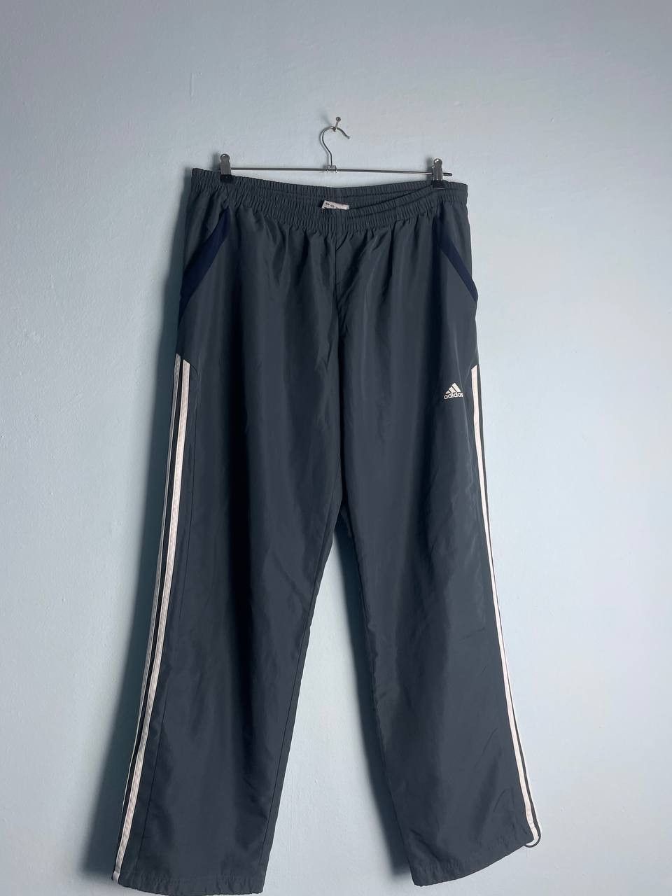 Adidas × Vintage Vintage Y2K Adidas Track Parachute Nylon Drill Pants Size US 34 / EU 50 - 1 Thumbnail