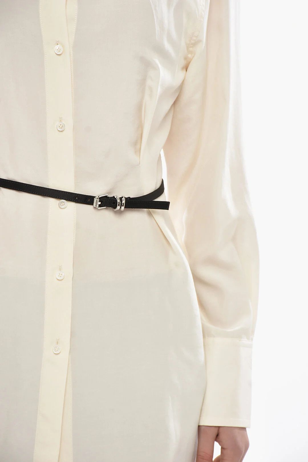 Givenchy og1mm0326 Silk Shirt in White Size S / US 4 / IT 40 - 3 Thumbnail