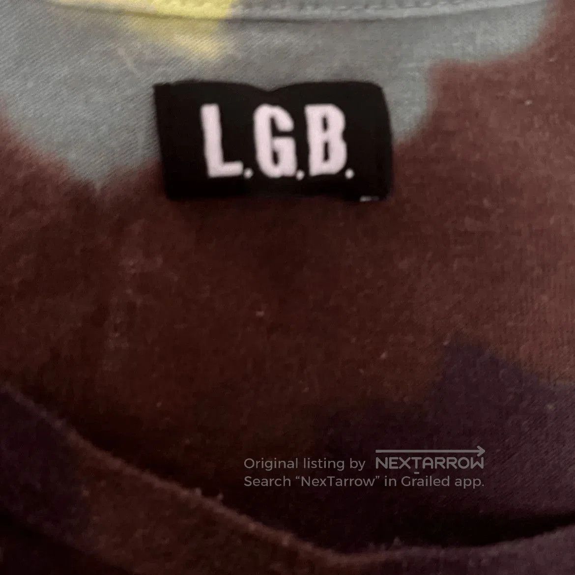 Japanese Brand Le Grande Bleu (L.G.B.) Camo Tank Top. Size US M / EU 48-50 / 2 - 5 Thumbnail