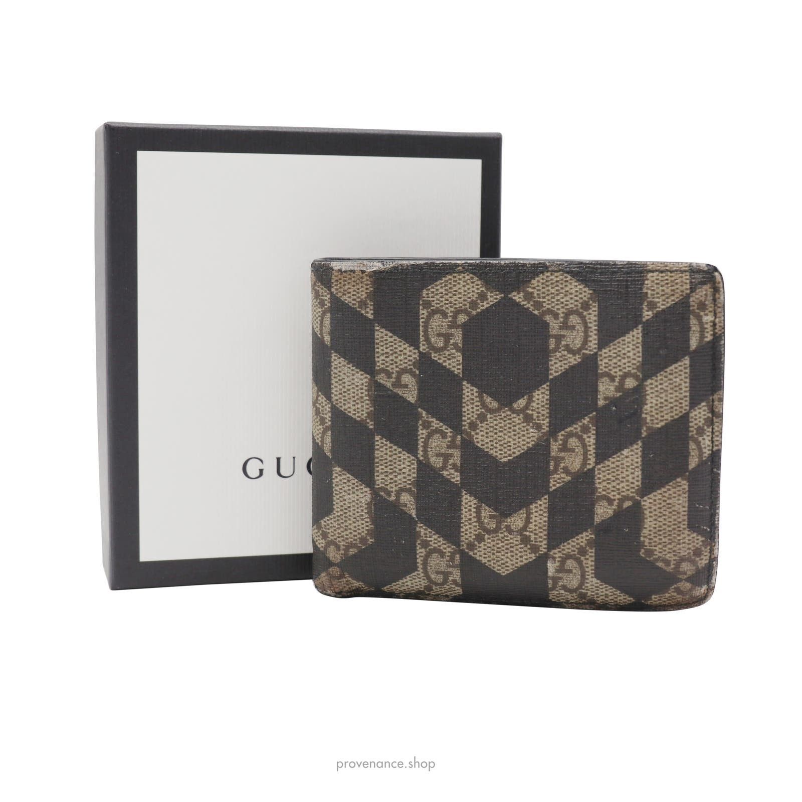 image of Gucci GG Supreme Bifold Wallet - Caleido, Men's