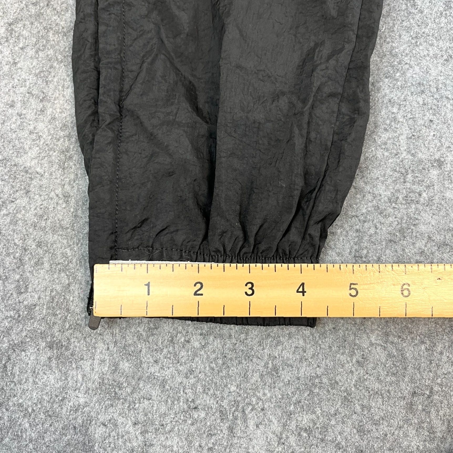 Nike Nike Mens Track Pants Shell Sweat Joggers S Black Tapered Swoosh Logo Size US 29 - 3 Thumbnail