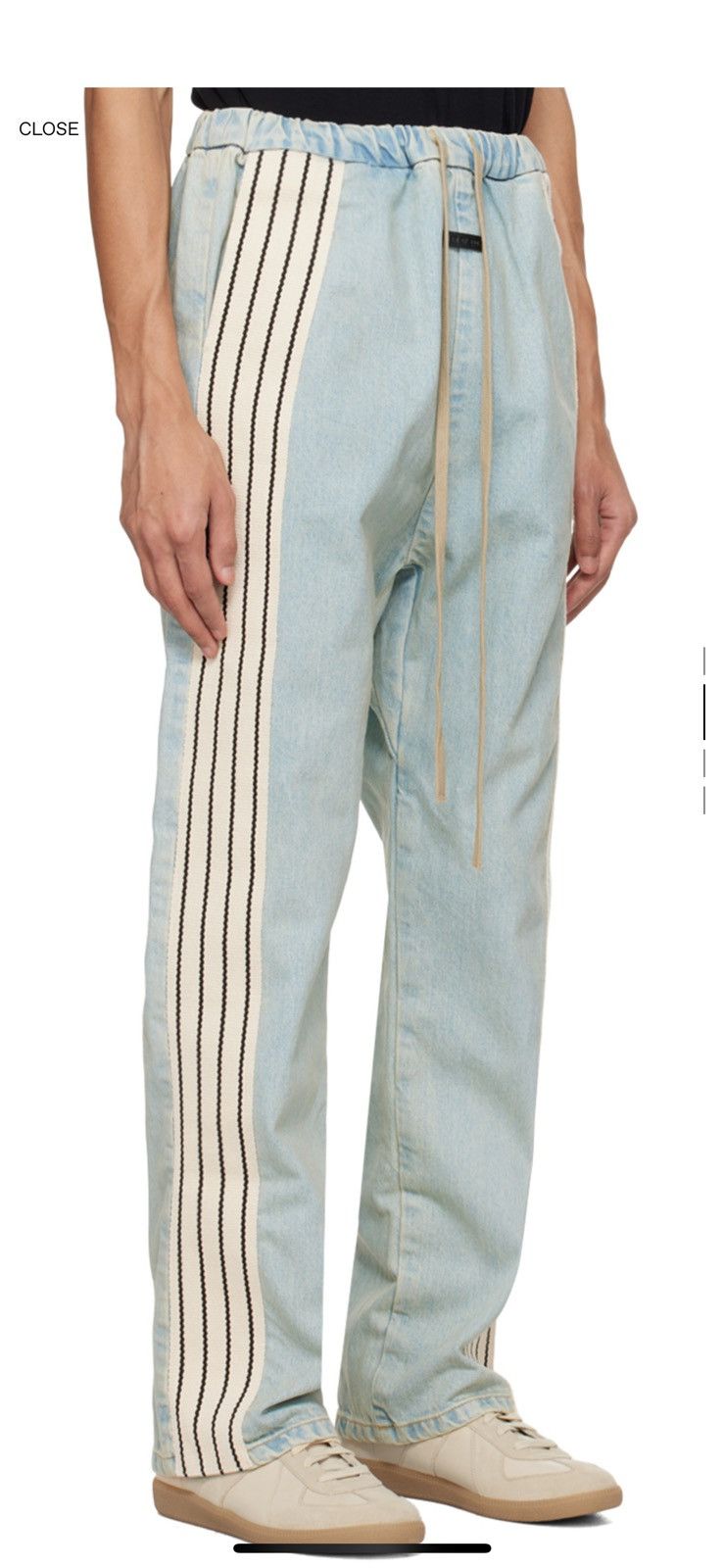 Fear of God FEAR OF GOD BLUE STRIPED FORUM PANTS 8TH COLLECTION sz S Size US 31 - 1 Thumbnail