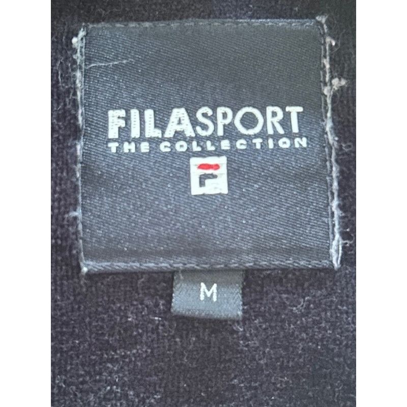 Fila FILA Sport The Collection Velour 1/4 Zip Pullover Navy M Size US M / EU 48-50 / 2 - 4 Thumbnail