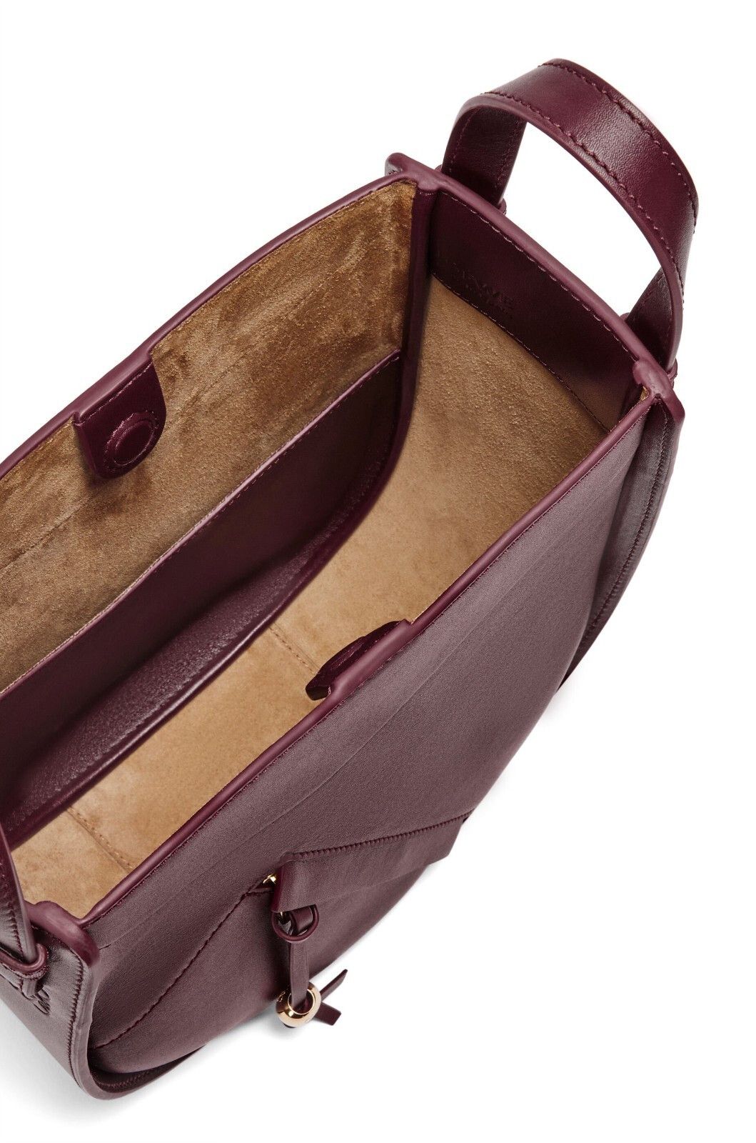 Loewe LOEWE Hammock Slice Dark Burgundy Shiny Leather Bag Size ONE SIZE - 4 Thumbnail