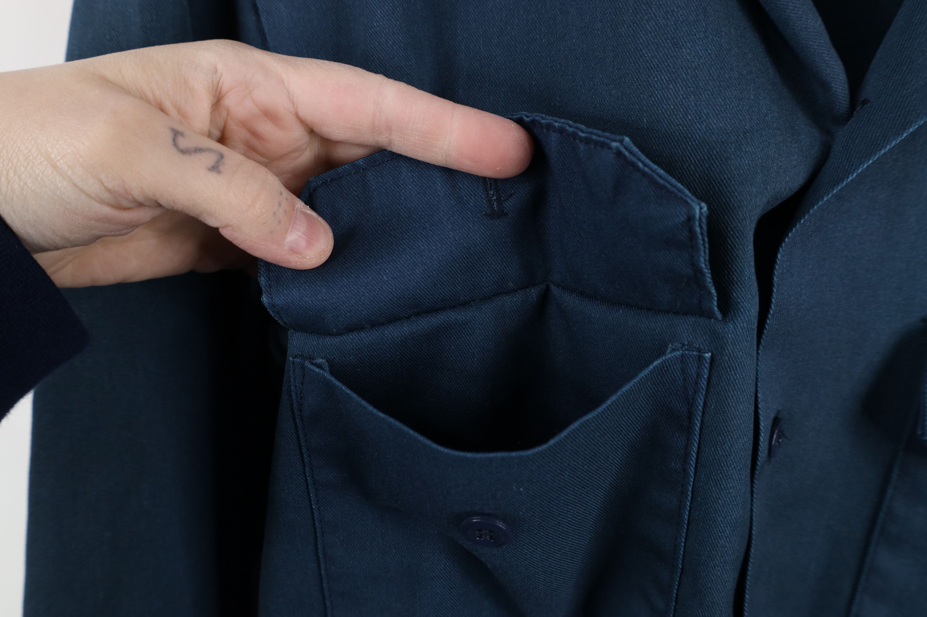 Dickies × Vintage Vintage 90s Dickies Workwear Button Shirt Blue USA Size US M / EU 48-50 / 2 - 5 Thumbnail