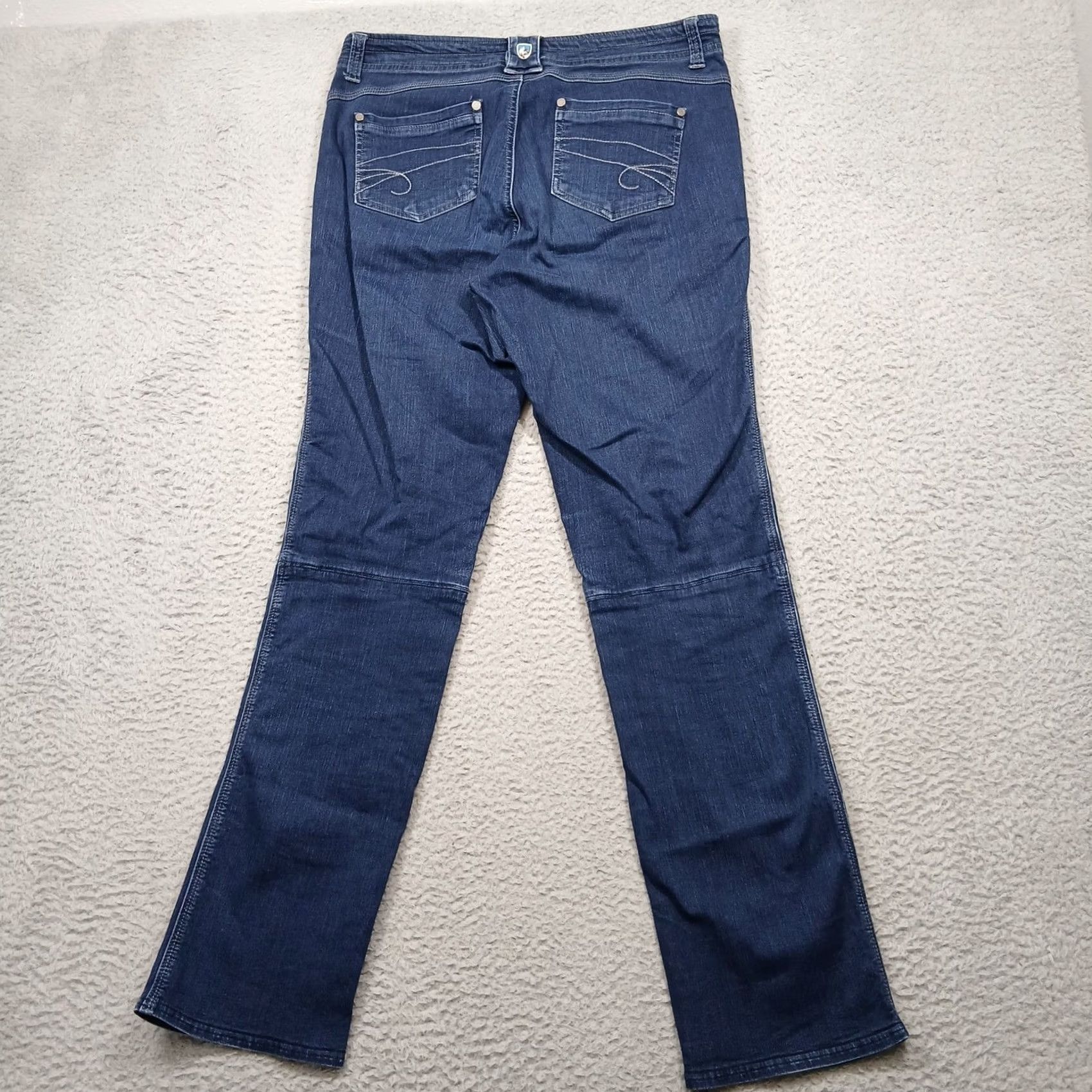 Vintage KÜHL Jeans Women's 8 Regular Dark Wash Stretch Denim Bootcut Outdoor Size 30" / US 8 / IT 44 - 3 Thumbnail