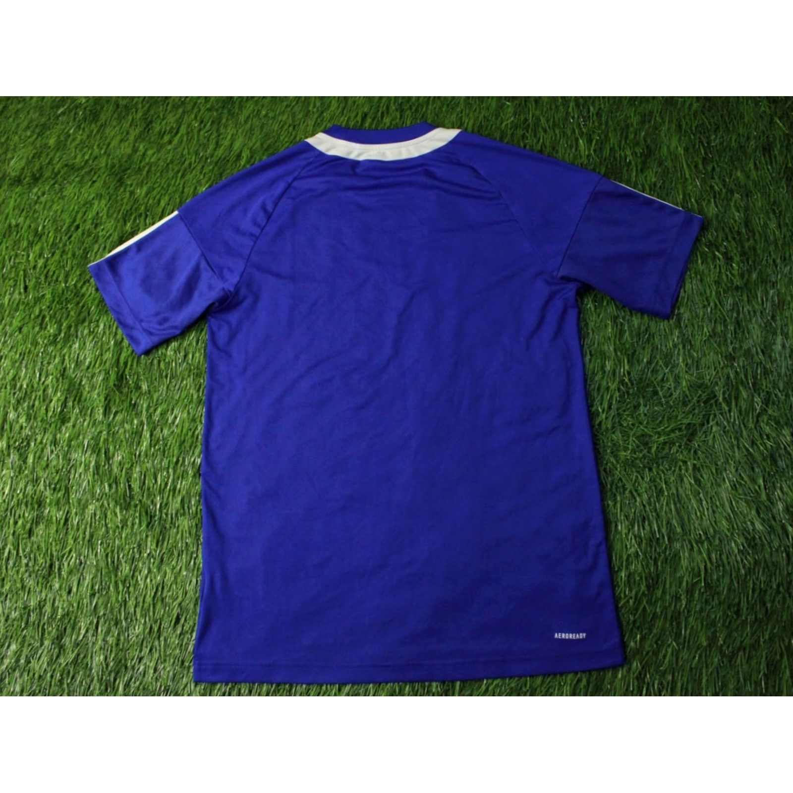 Adidas ADIDAS PERFORMANCE AEROREADY SERENO ORIGINAL 2024 FOOTBALL SHIRT JERSEY SIZE S BLUE AND WHITE Mens Short Sleeve Football Shirt S Size US S / EU 44-46 / 1 - 2 Thumbnail