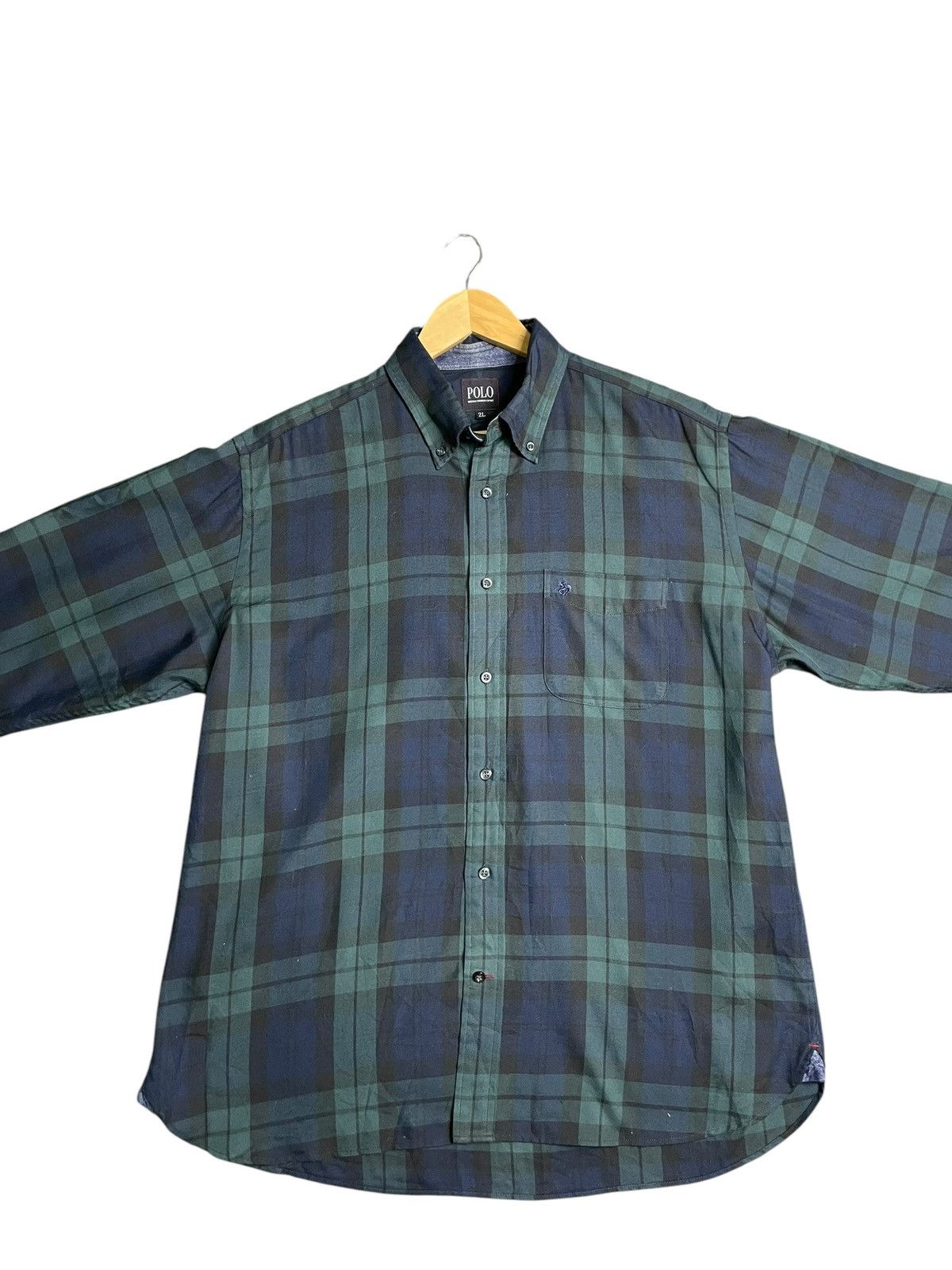 Polo Ralph Lauren × Vintage Polo x British Country Spirit Long Sleeve Flannel (24) Size US L / EU 52-54 / 3 - 1 Thumbnail