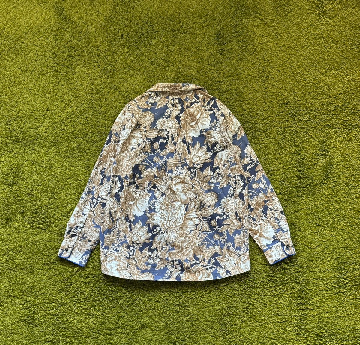 Designer × Max Mara × Weekend Max Mara Max Mara Weekend floral pattern poplin blouse shirt Size M / US 6-8 / IT 42-44 - 2 Thumbnail