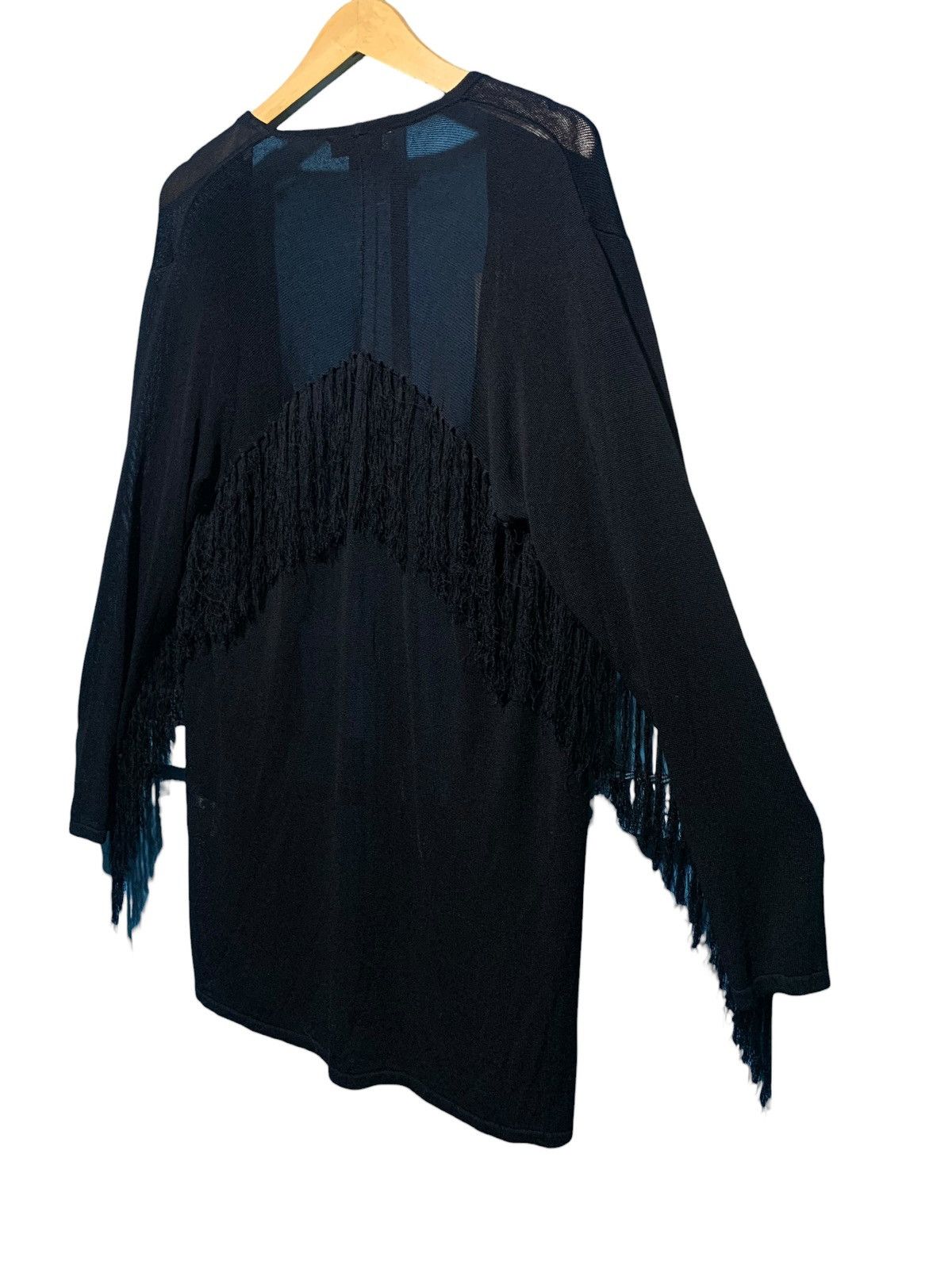 Sandro Sandro Paris fringed mesh viscose cardigan punk style Size US M / EU 48-50 / 2 - 4 Thumbnail