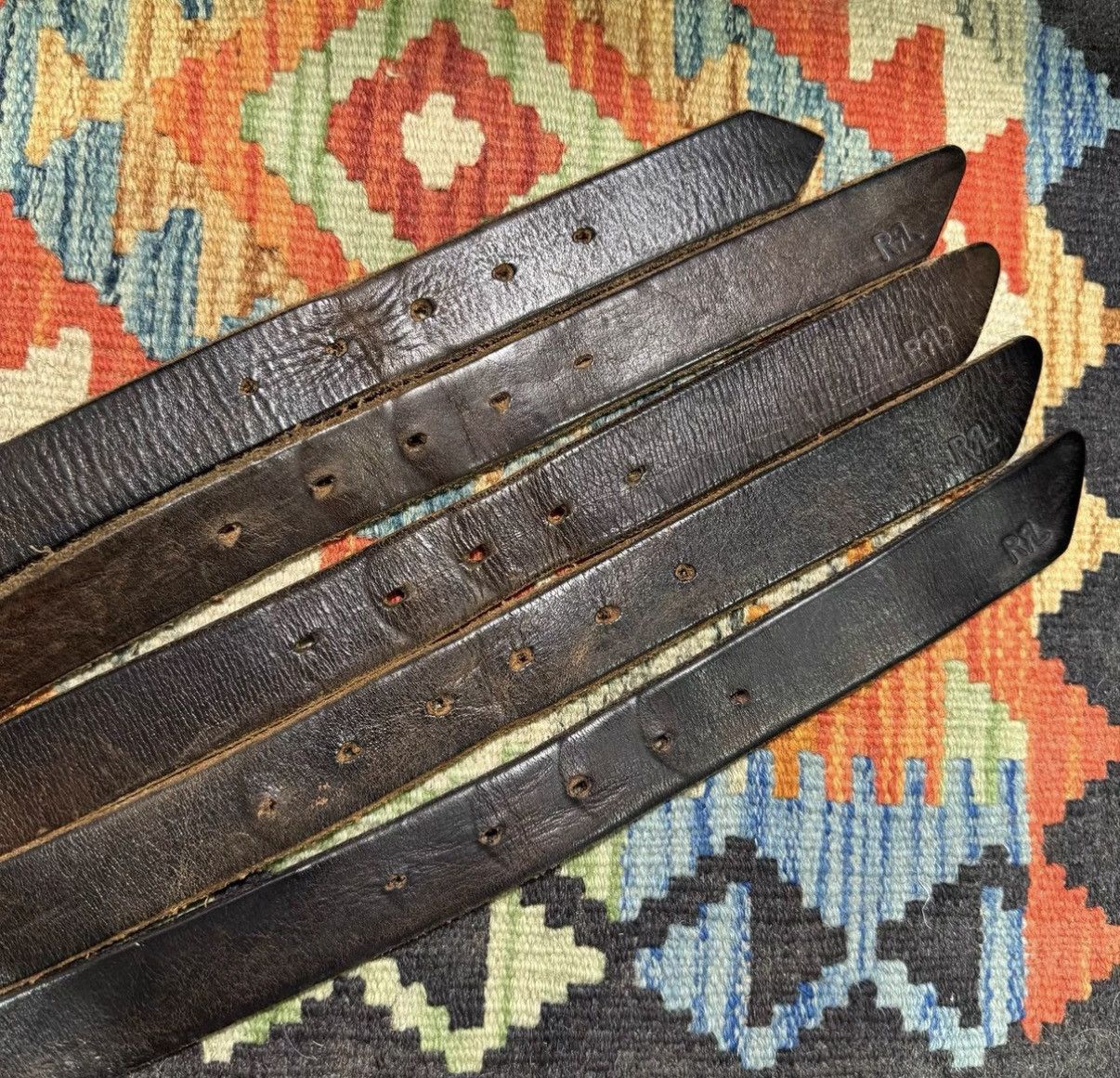 RRL Ralph Lauren RRL Ralph Lauren Double RL Horsebit Belts K22 Size ONE SIZE - 4 Thumbnail