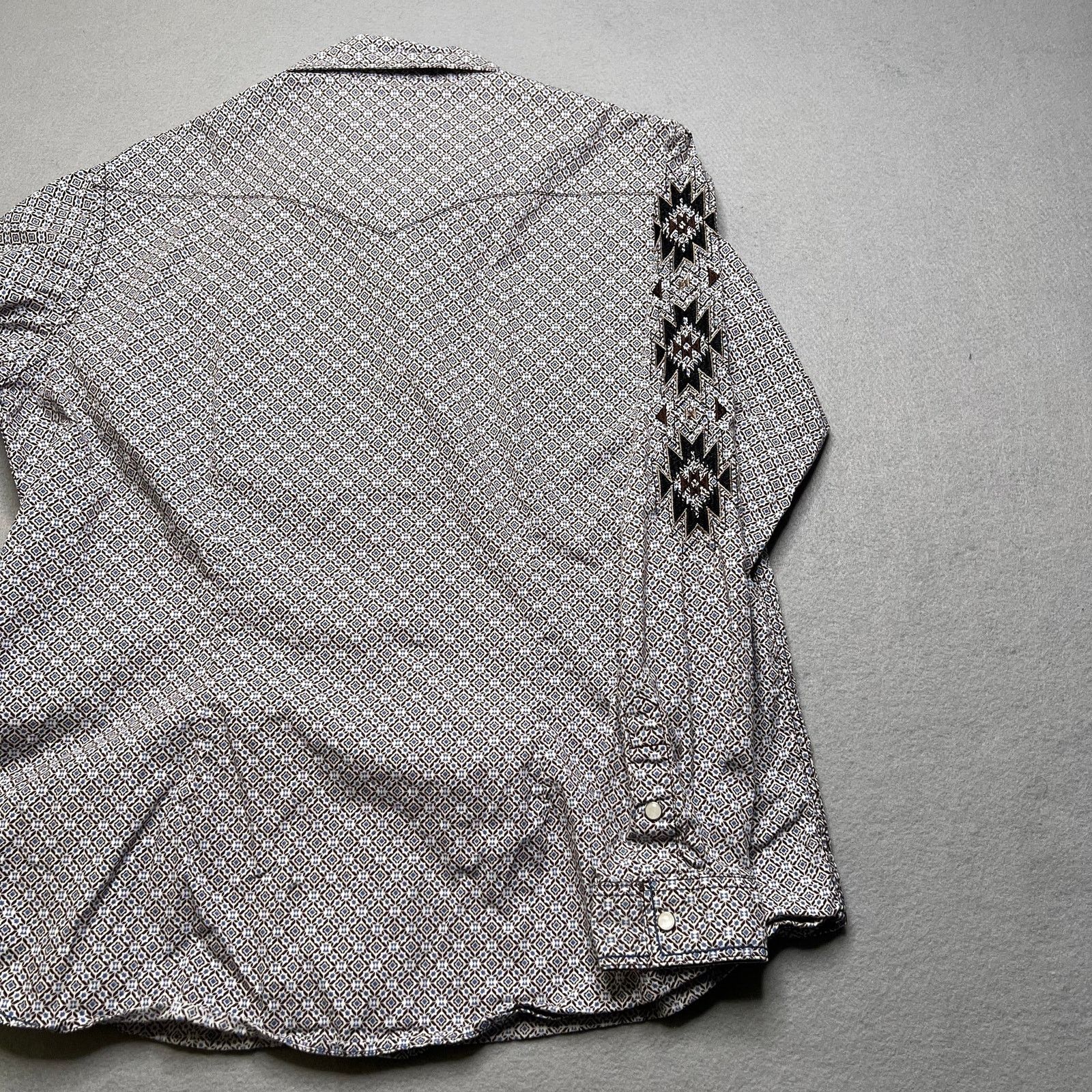 Panhandle Slim Panhandle Rough Stock Western Aztec Shirt Men XL Snap Pearl Size US XL / EU 56 / 4 - 7 Thumbnail