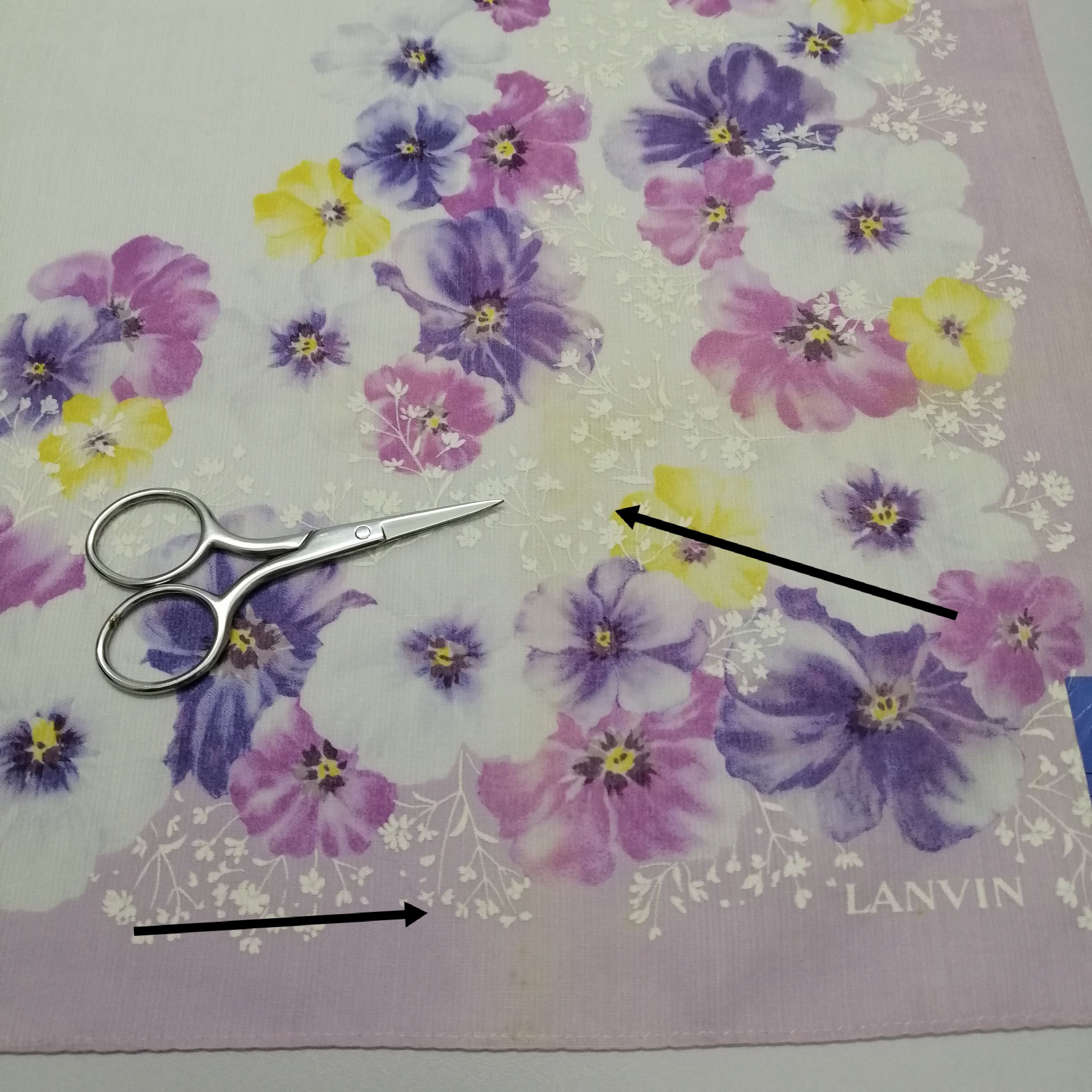 Lanvin Lanvin Handkerchief/Neckerchief/Bandana-KD1285 Size ONE SIZE - 3 Thumbnail