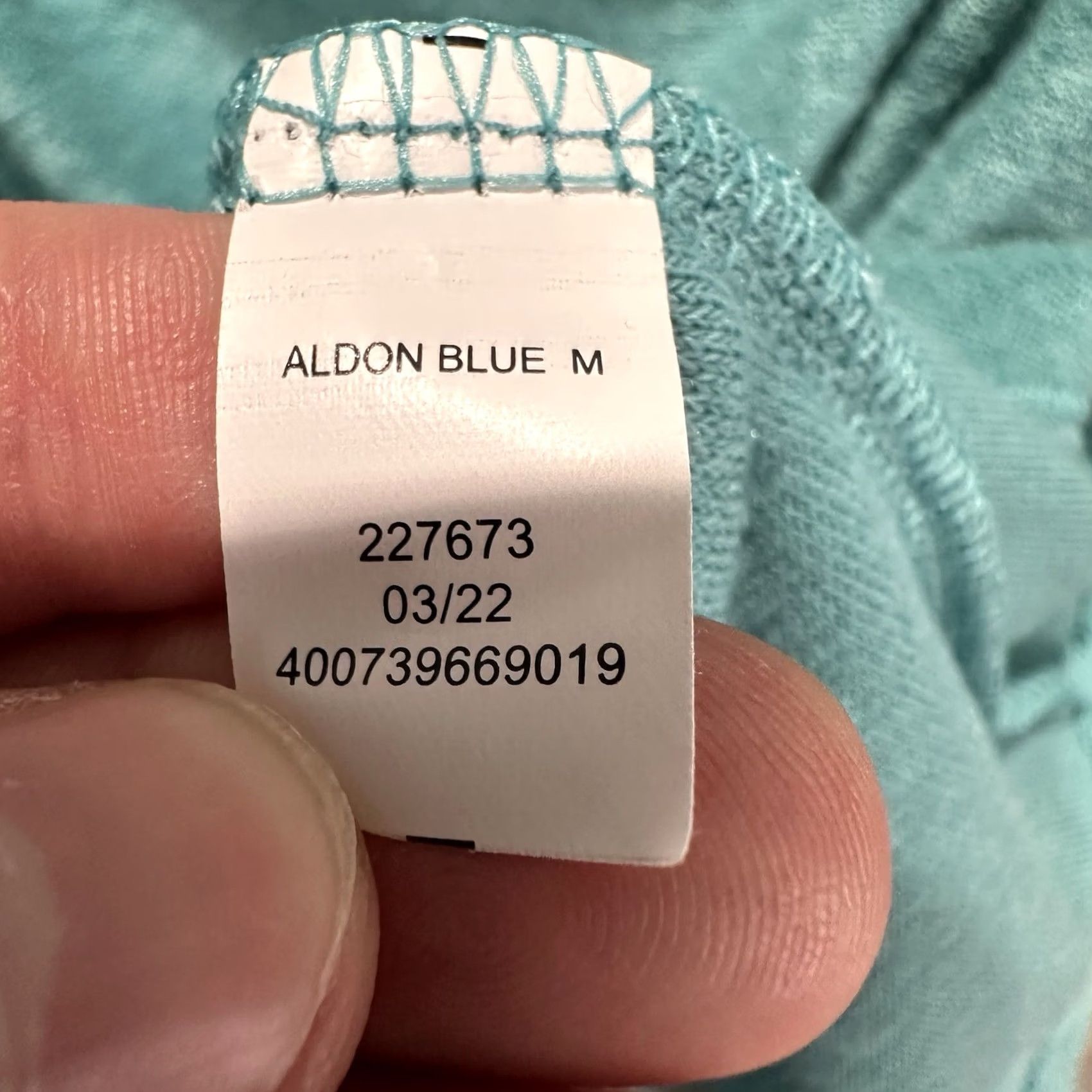Vintage SO Blue Shirred Polo Dress Juniors M Button Front Stretch Ruched Short Sleeve Size 40" / US 18 - 7 Thumbnail