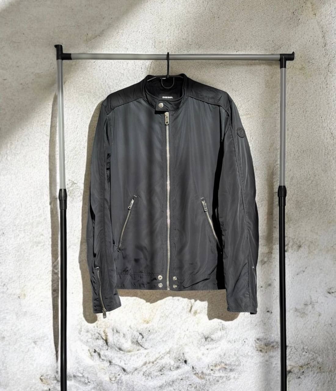 Diesel Diesel Zip Details Biker Bomber Jacket Size US L / EU 52-54 / 3 - 1 Thumbnail
