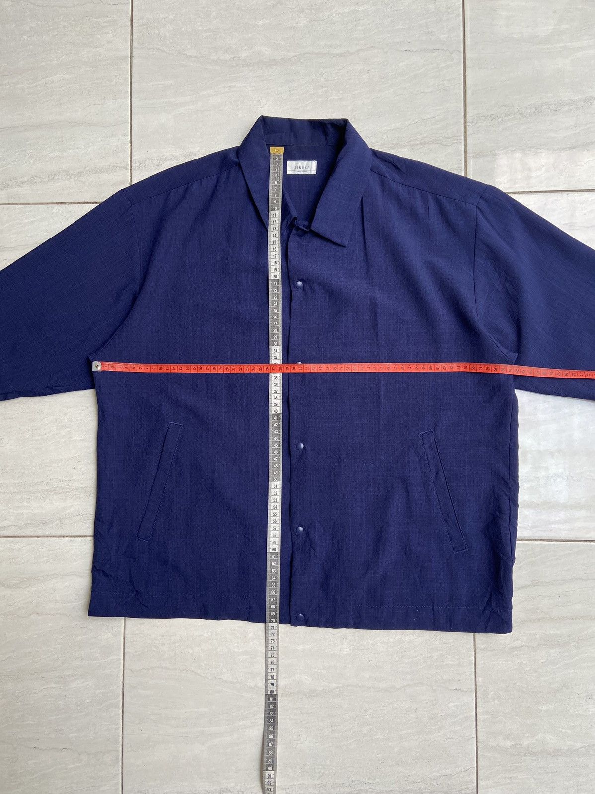 Designer × Japanese Brand × Jun Takahashi JUNRED TOKYO JAPAN Navy Shirt Size US XL / EU 56 / 4 - 2 Thumbnail