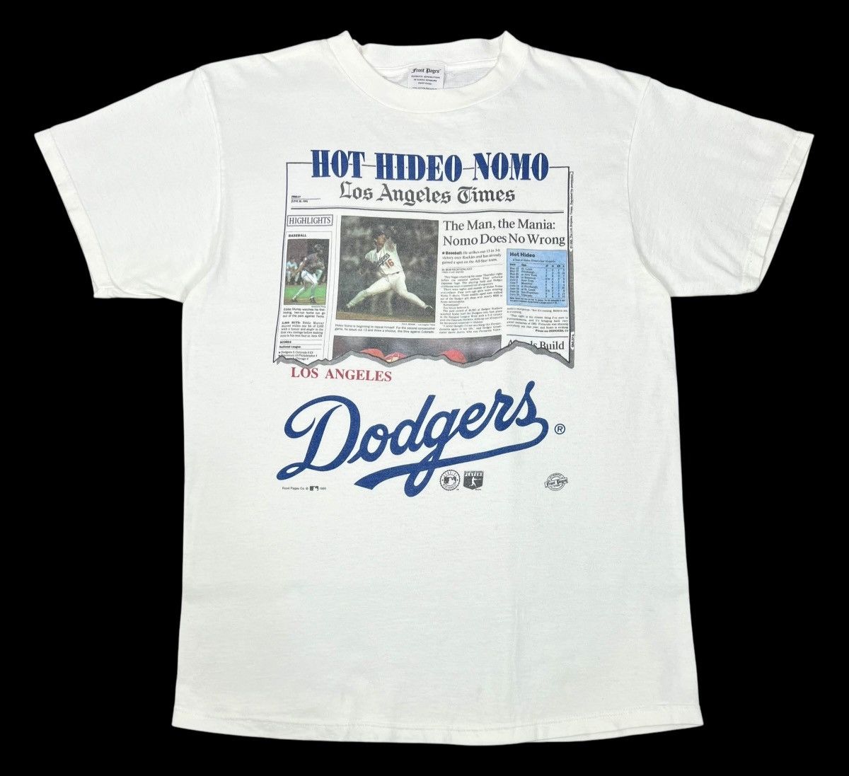 MLB 90s Vintage LA Doggers x The LA Times Front Pages tee Size US L / EU 52-54 / 3 - 1 Thumbnail