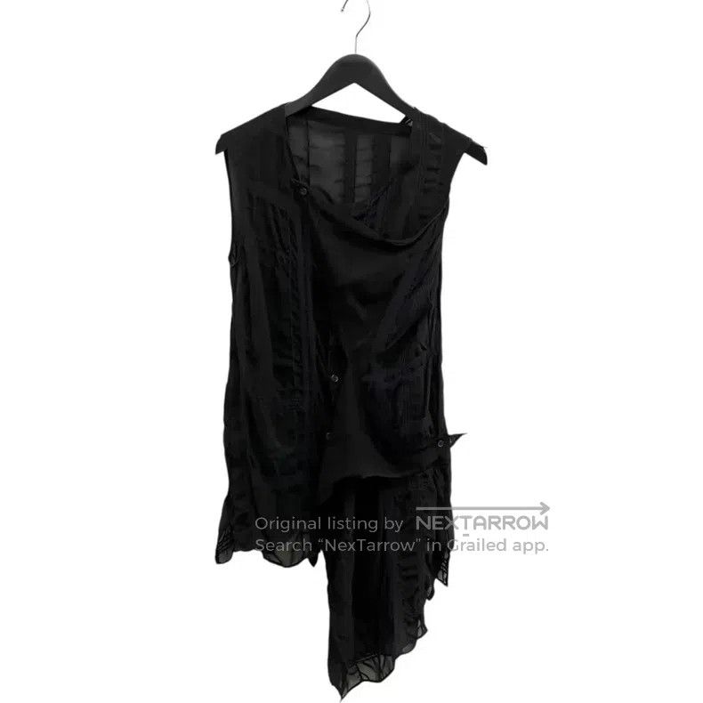 Yohji Yamamoto Yohji Yamamoto size 1 23 SS sleeveless transformation shirt Size S / US 4 / IT 40 - 2 Thumbnail