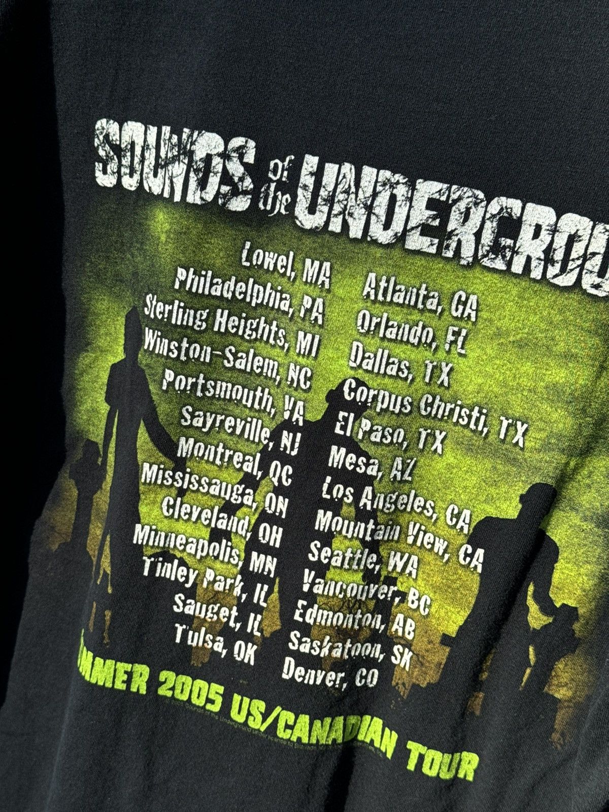 Band Tees × Gildan × Vintage Vintage Sounds Of The Underground 2005 tour tee Size US L / EU 52-54 / 3 - 3 Thumbnail