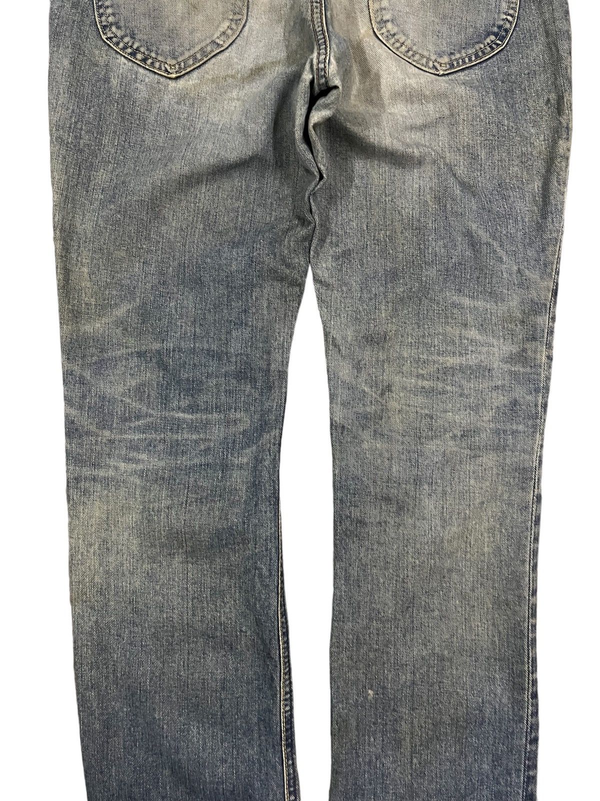 Japanese Brand × Lee Vintage Lee Mud Wash Distressed Straight Cut Classic Jeans Size US 32 / EU 48 - 7 Thumbnail