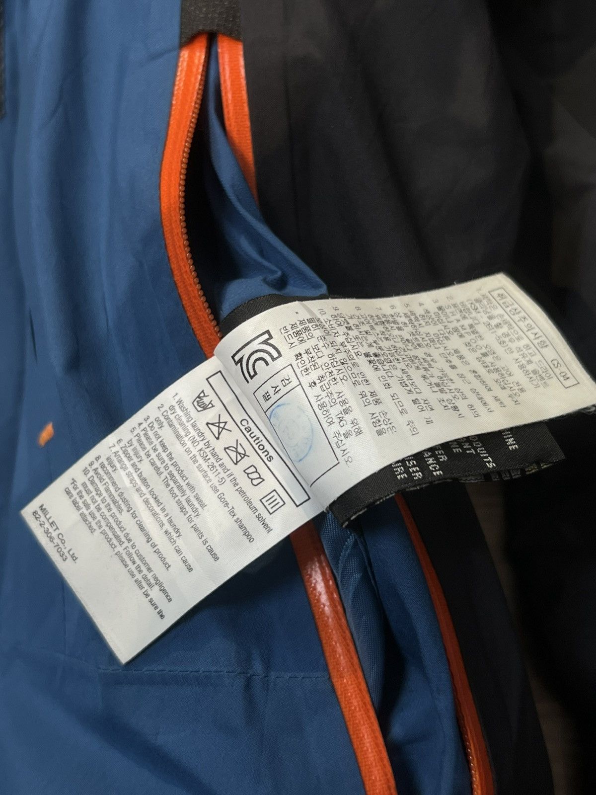 Arc'teryx MILLET GORE-TEX SHELL BLUE JACKET OUTDOOR MOUNTAINS Size US S / EU 44-46 / 1 - 20 Thumbnail