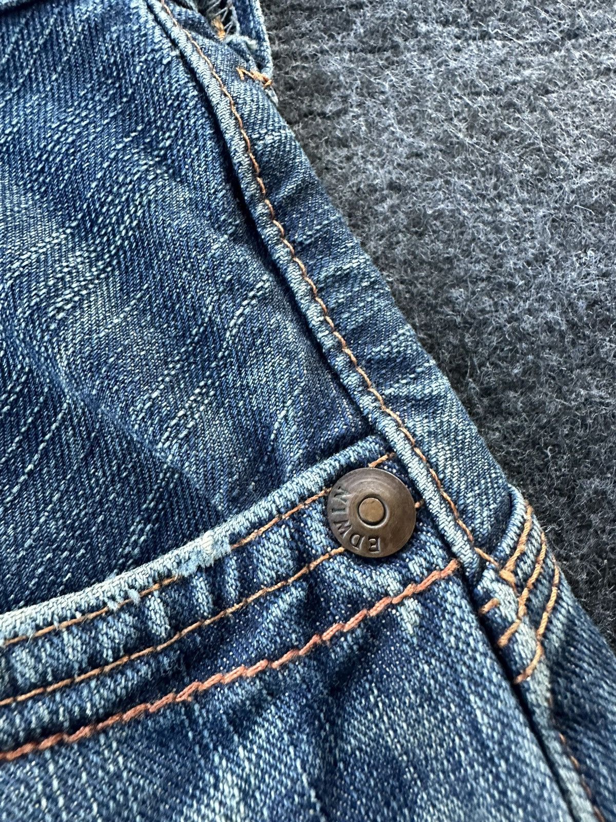 Edwin Vintage Mudwash Edwin Exclusive Flare Denim 30x33 D343 Size US 30 / EU 46 - 17 Thumbnail