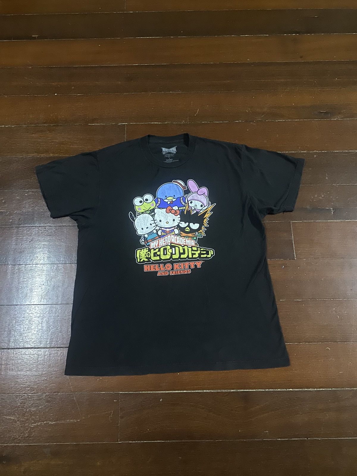 Anime MY HERO ACADEMIA x HELLO KITTY AND FRIEND Anime Cartoon Tee Size US L / EU 52-54 / 3 - 2 Thumbnail