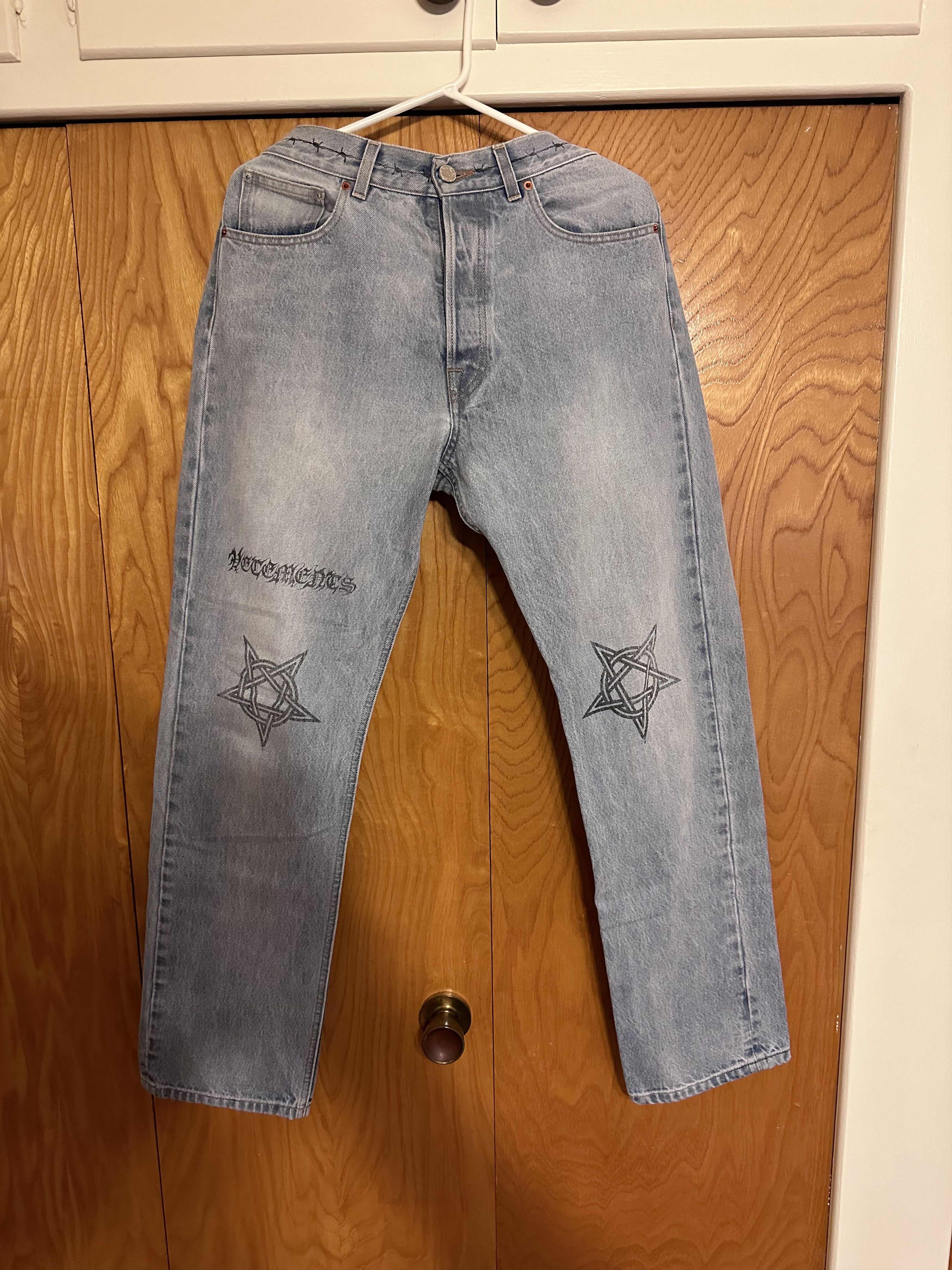 Vetements Tattoo Jeans Size US 32 / EU 48 - 1 Thumbnail
