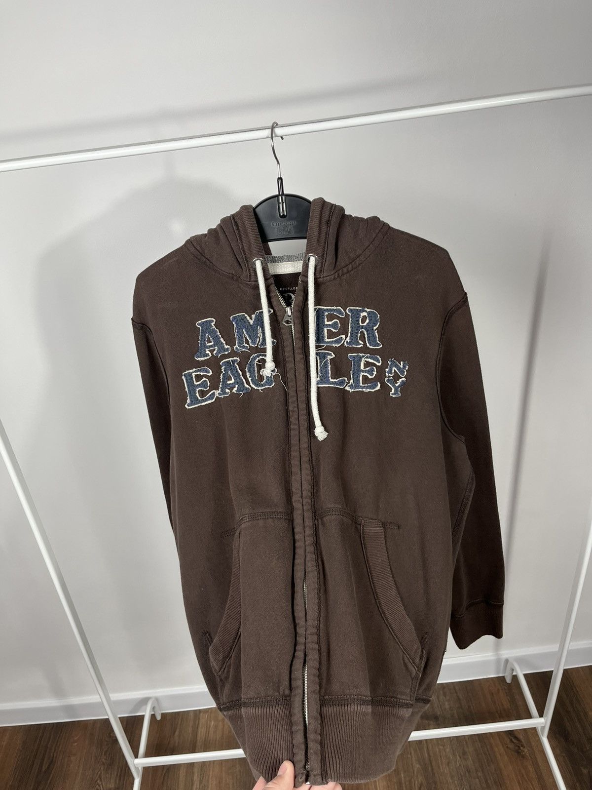 Other Vintage American Eagle Hoodie Zip Up Distressed M Faded Men Size US M / EU 48-50 / 2 - 7 Thumbnail