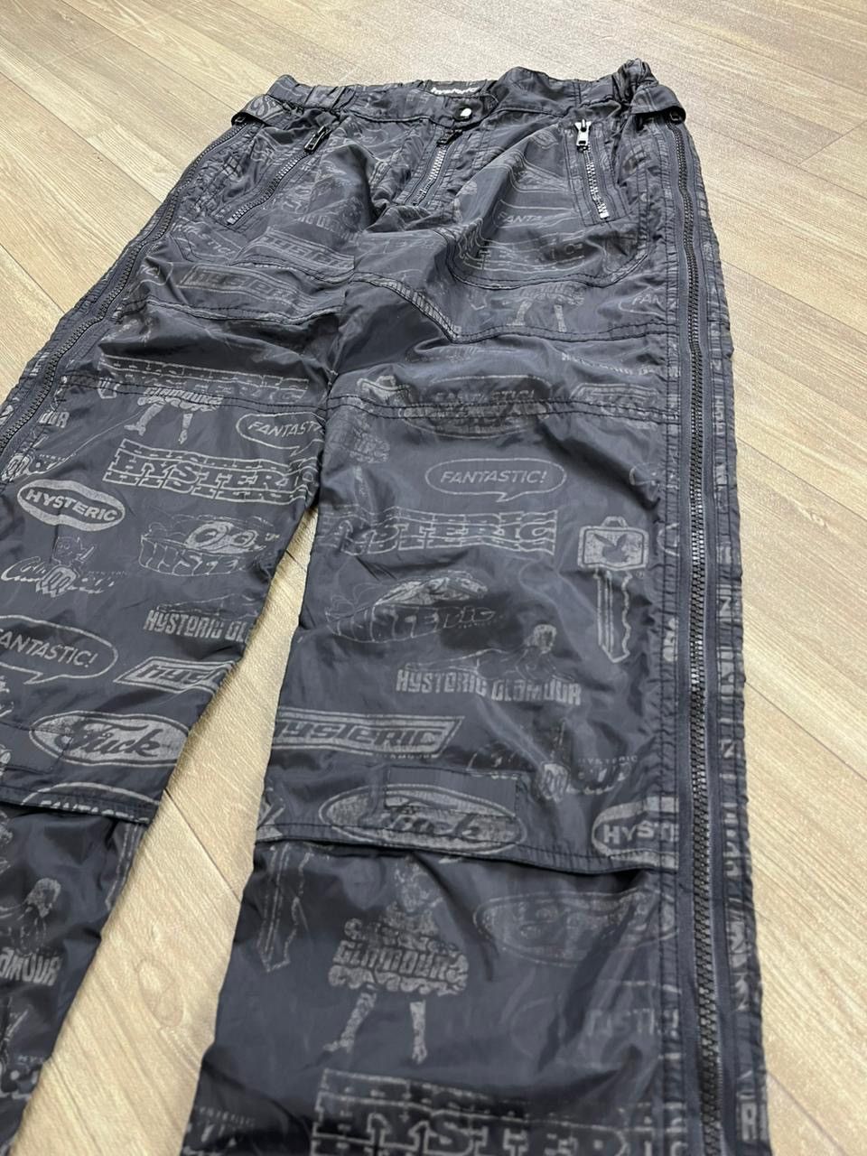 Hysteric Glamour Vintage 90's Hysteric Glamour Fullprint Nylon Pants Size US 27 - 3 Thumbnail