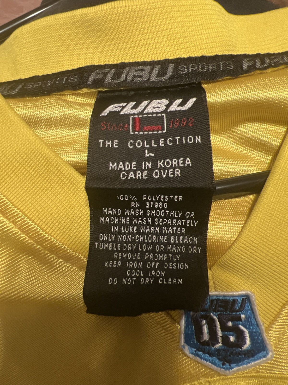 Fubu × Vintage Vintage Fubu Jersey, Yellow and Blue, ‘05 Size US L / EU 52-54 / 3 - 4 Thumbnail