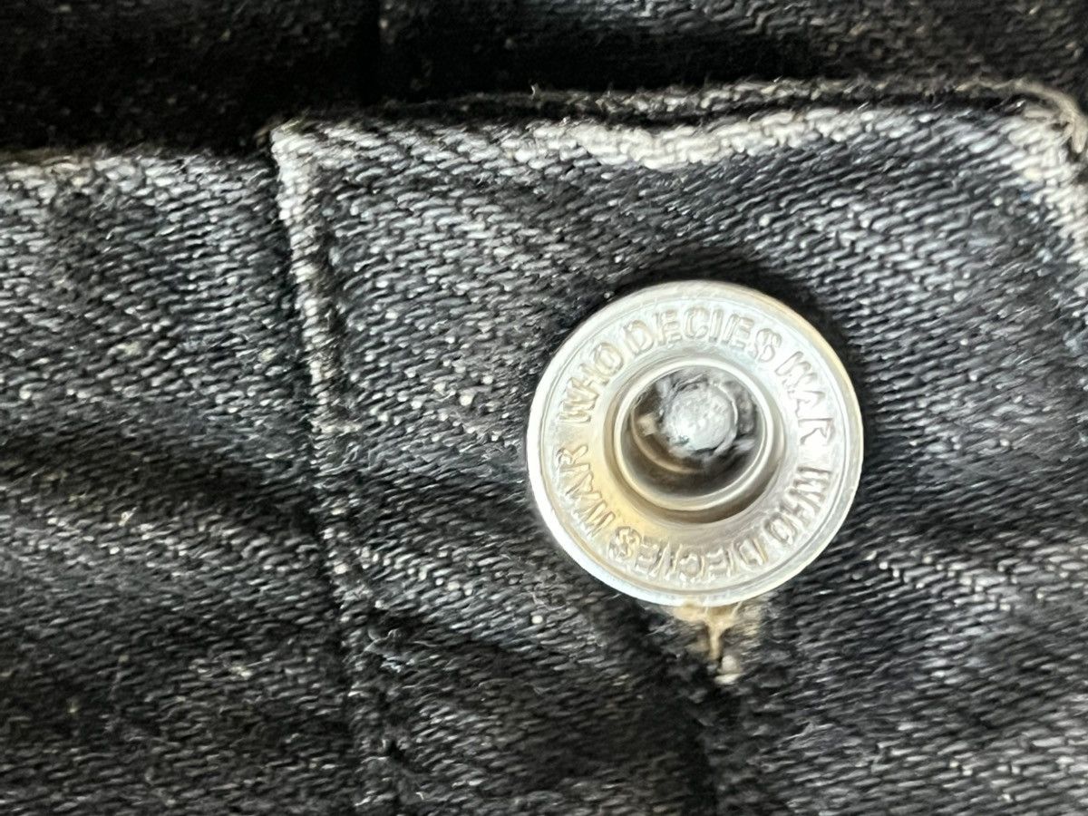 Who Decides War Who Decides War Snakeskin Patched Arch Mocha Denim Size US 32 / EU 48 - 5 Thumbnail