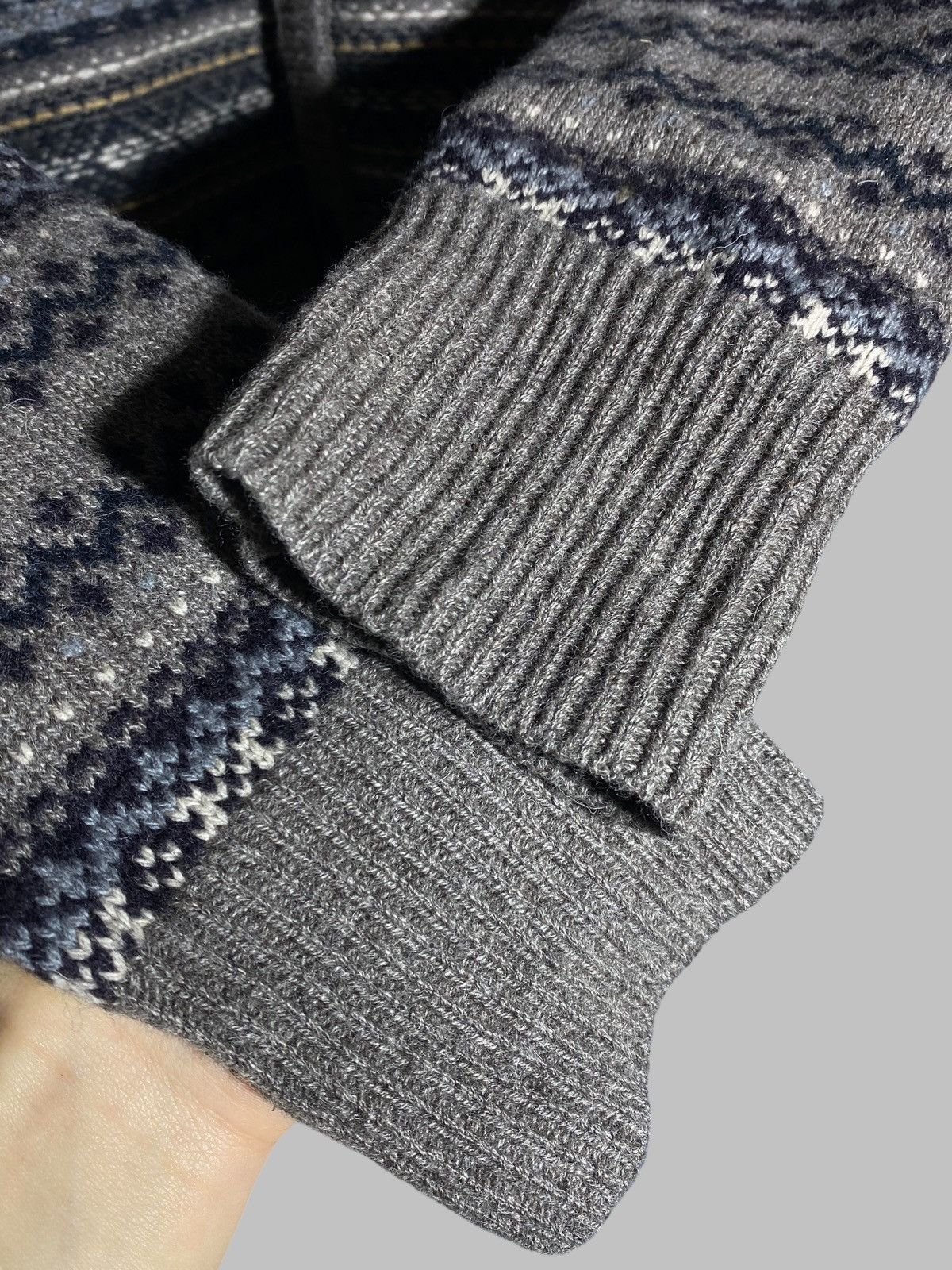 Allsaints All Saints by British Millerain Wool Linen Cotton Cardigan Size US M / EU 48-50 / 2 - 13 Thumbnail
