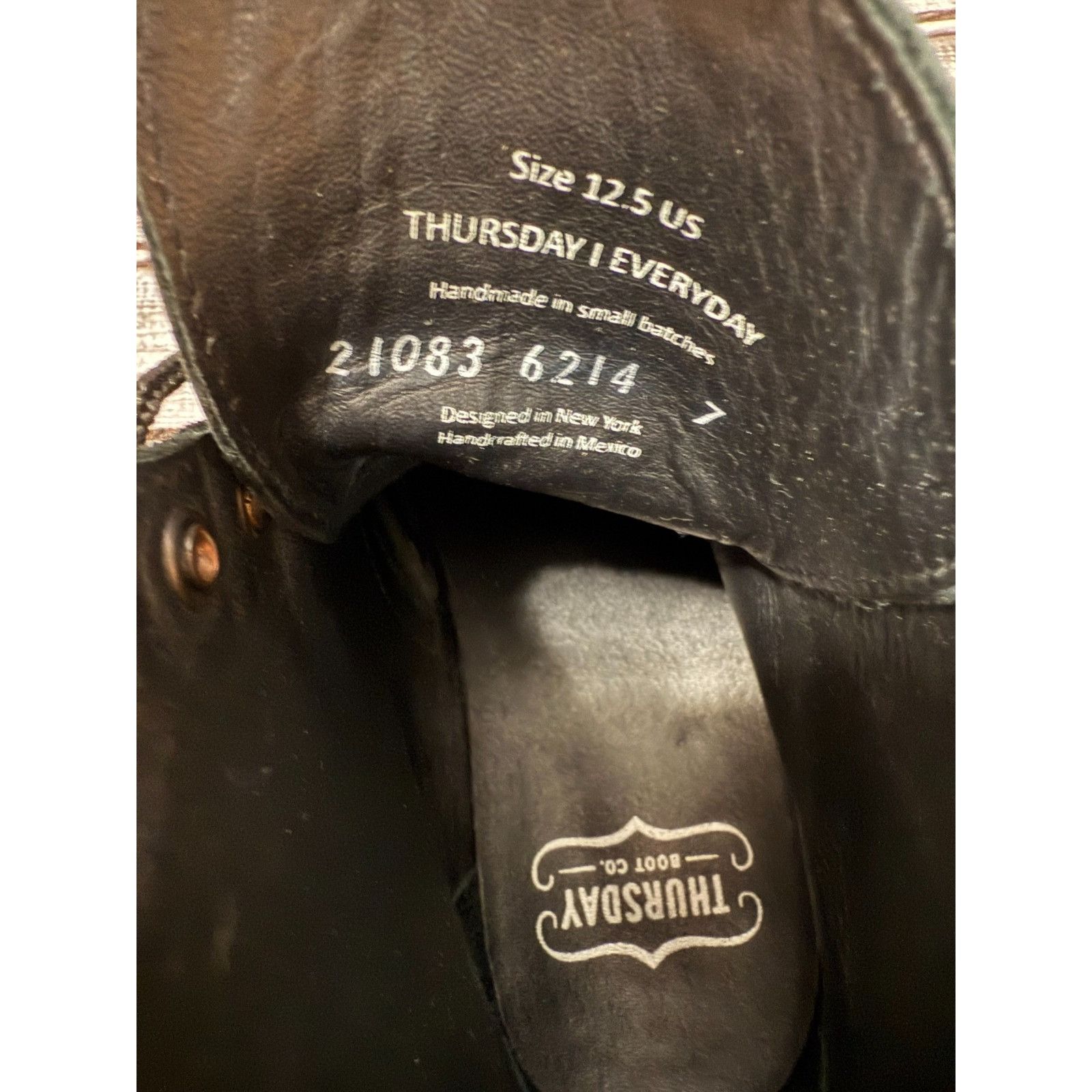 Thursday Boot Company Thursday Captain Rugged & Resilient Boot Size 12.5 color Bla Size US 12.5 / EU 45-46 - 7 Thumbnail
