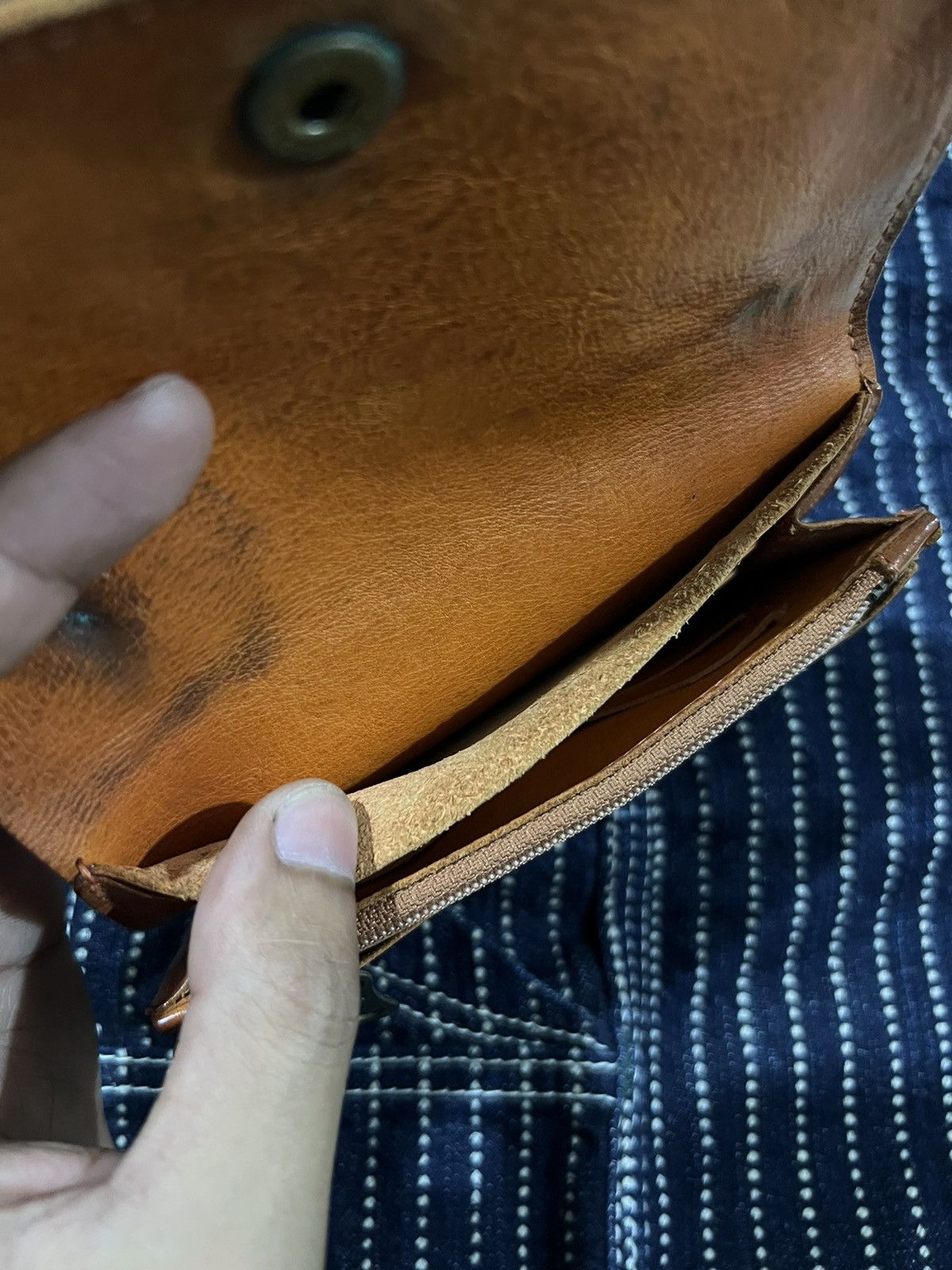 Il Bisonte Il Bisonte 🇮🇹 Hand Craft Leather Patina Bifold Wallets Size ONE SIZE - 7 Thumbnail