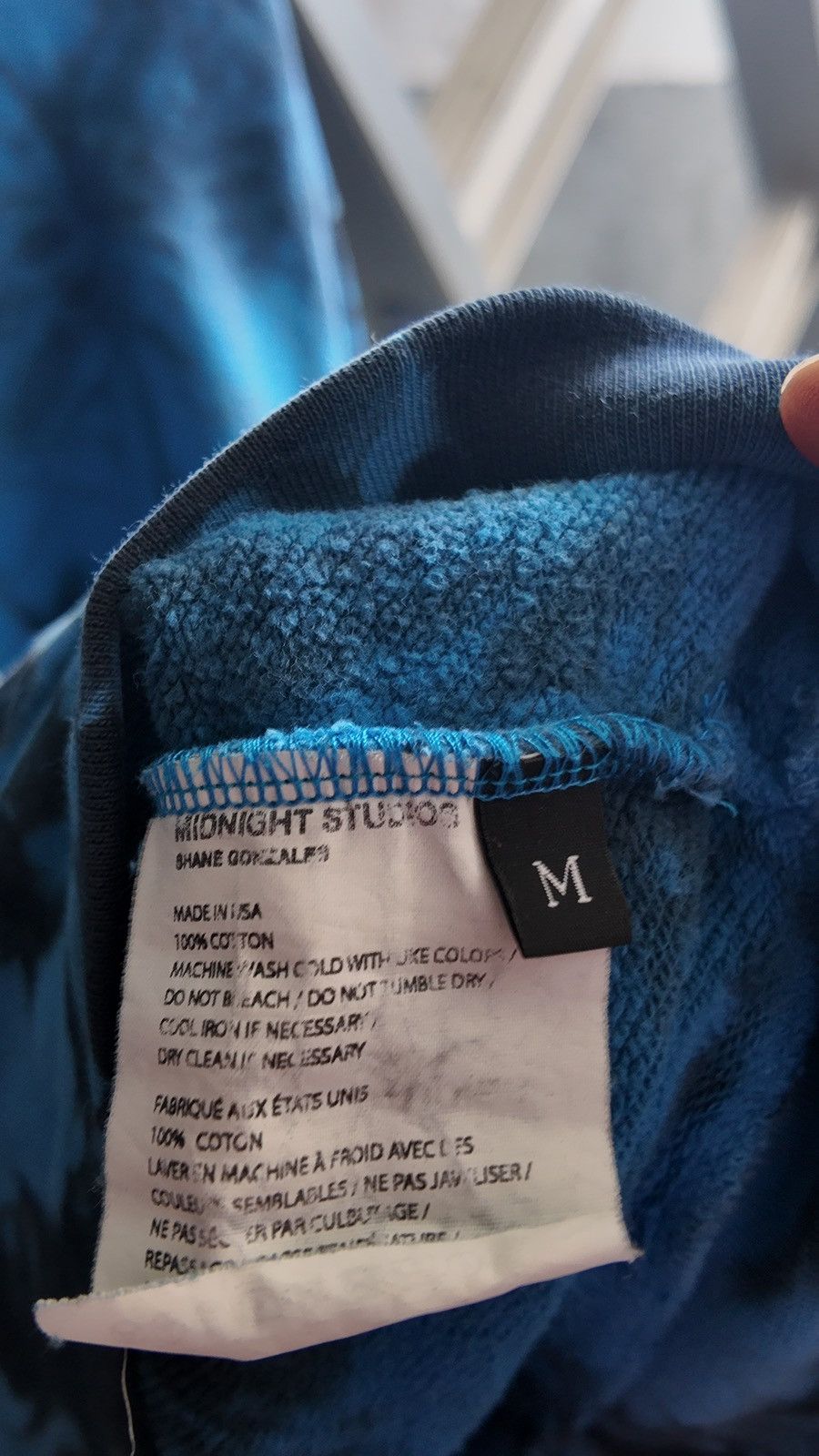 Midnight Studios Midnight Studios Blue Tie-Dye Logo Hoodie M Size US M / EU 48-50 / 2 - 6 Thumbnail