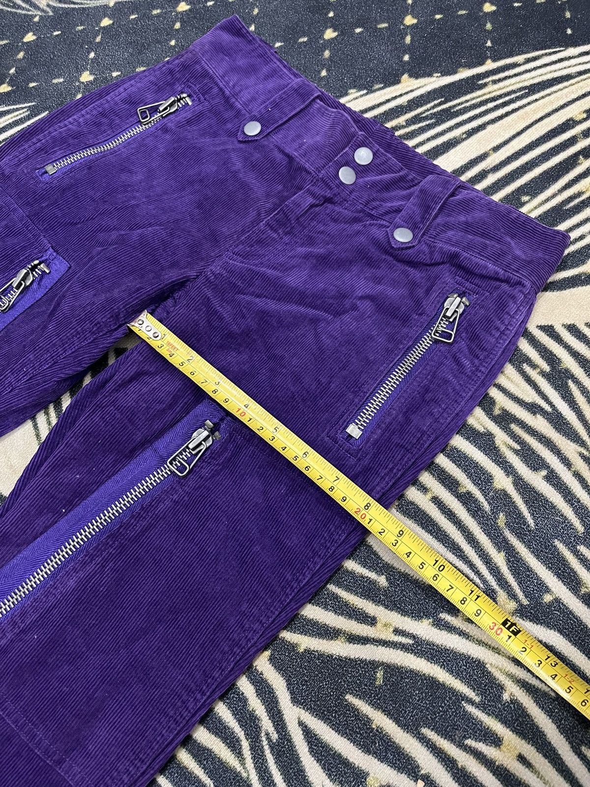 If Six Was Nine × Polo Ralph Lauren × Ralph Lauren Flare Multizipper Coudroy Ralph Lauren Size US 28 / EU 44 - 7 Thumbnail
