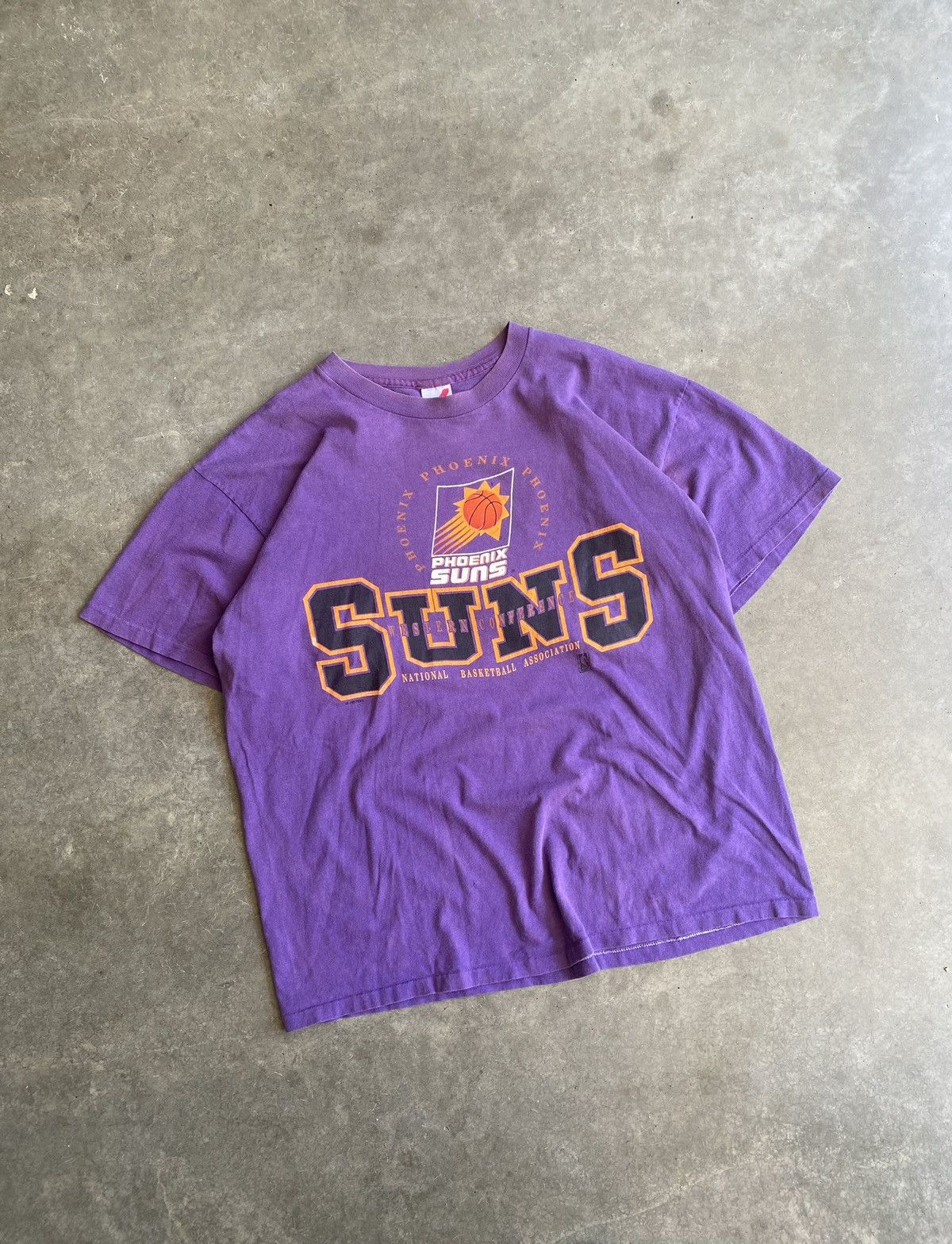 Vintage 90s Phoenix Suns Made in U.S.A Vintage Tee Size US XL / EU 56 / 4 - 2 Thumbnail