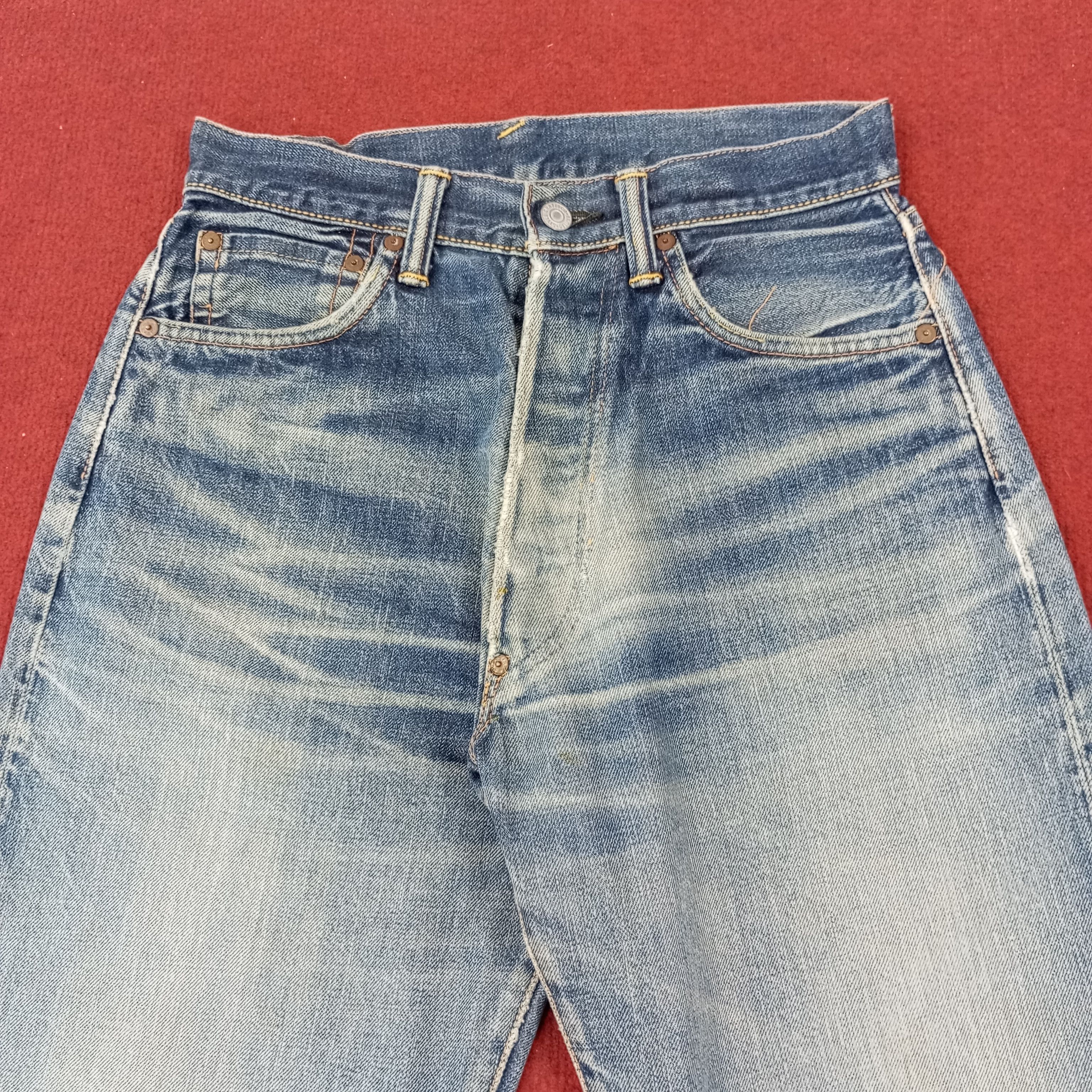 Evisu × Japanese Brand × Vintage Evisu Japanese Fashion Style Custom Daicock Distressed Jeans Size US 27 - 5 Thumbnail