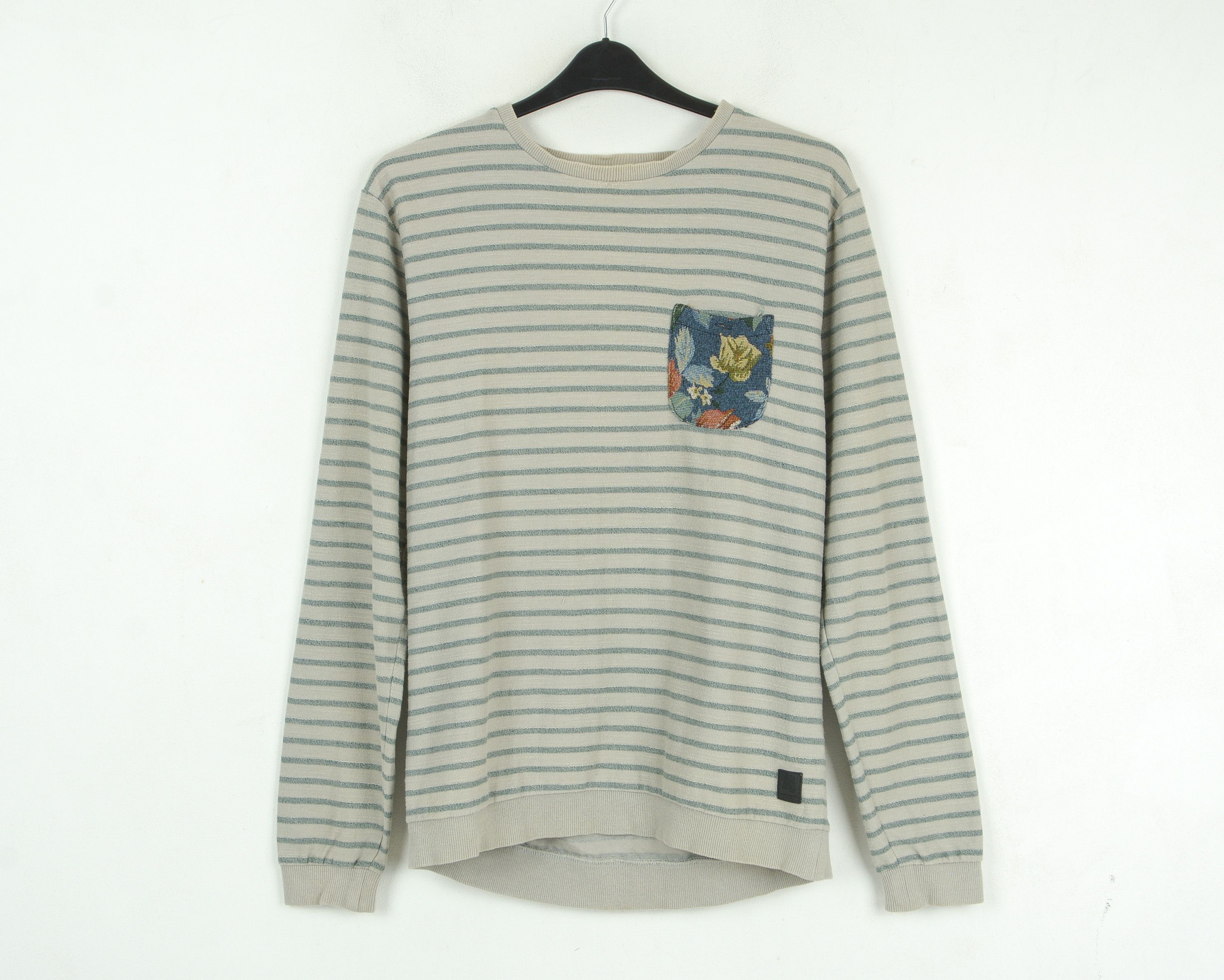 Anerkjendt Magnus Mens M Jumper Pullover Striped Crew Neck Sweatshirt Size US M / EU 48-50 / 2 - 1 Thumbnail