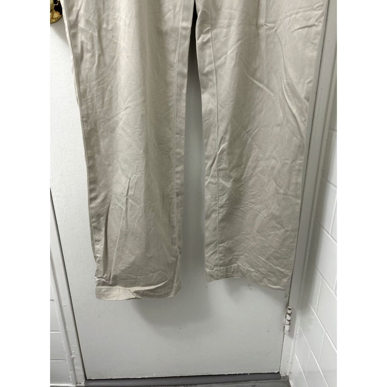 Polo Ralph Lauren Polo Ralph Lauren Pants Mens 36x34 Beige Chino Flat Front Straight Leg Casual Business Size US M / EU 48-50 / 2 - 3 Thumbnail